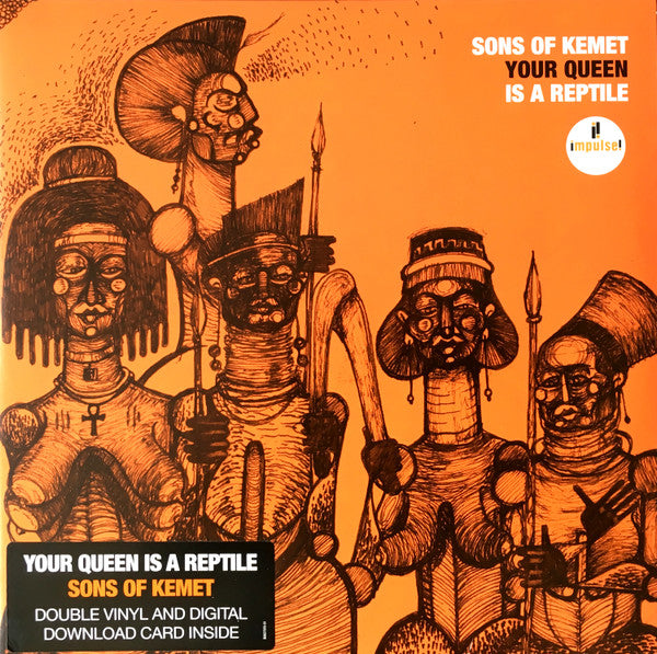 Sons Of Kemet - Your Queen Is A Reptile Vinyl Record (2xLP, Album, Near Mint NM/M Condition) - Perfect for Jazz Collectors & Vinyl Enthusiasts