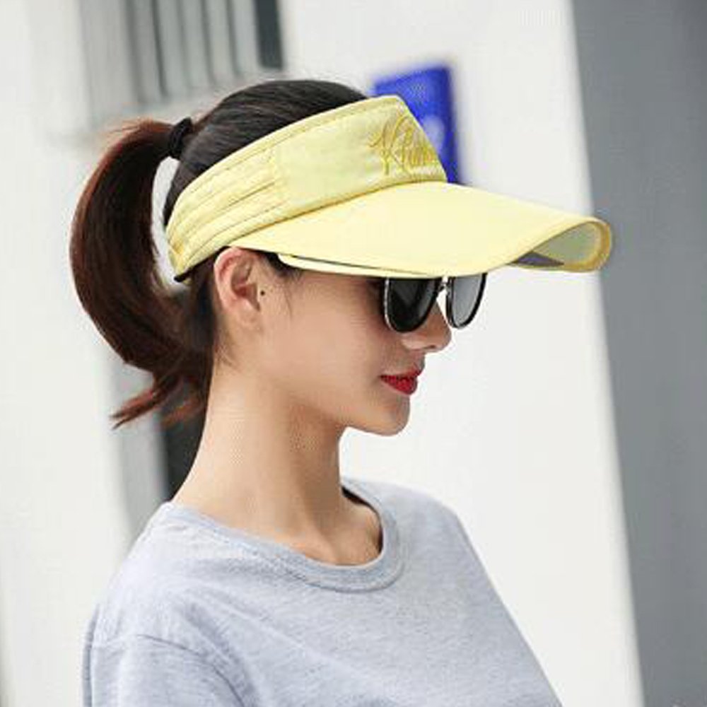YEKEYI Sun Hat with Retractable Visor & Wide Brim - UPF 50+ UV Protection Summer Hat for Women & Men - Perfect for Beach, Fishing, Baseball, Golf & Outdoor Activities