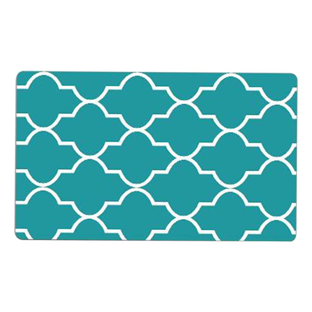 FAKEME Anti-Fatigue Kitchen Mat - Cushioned PVC Ergonomic Comfort Floor Mat for Standing (75x45cm, Green) | Non-Slip, Water-Resistant Rug for Kitchen, Office, Sink & Laundry Areas - Perfect for Cooking, Dishwashing & Long Work Hours