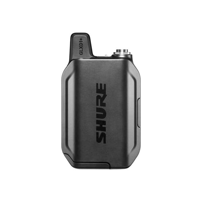 Shure GLXD1+ Digital Wireless Bodypack Transmitter for Microphones - Professional Grade Audio for Live Performances, Theater, and Broadcast