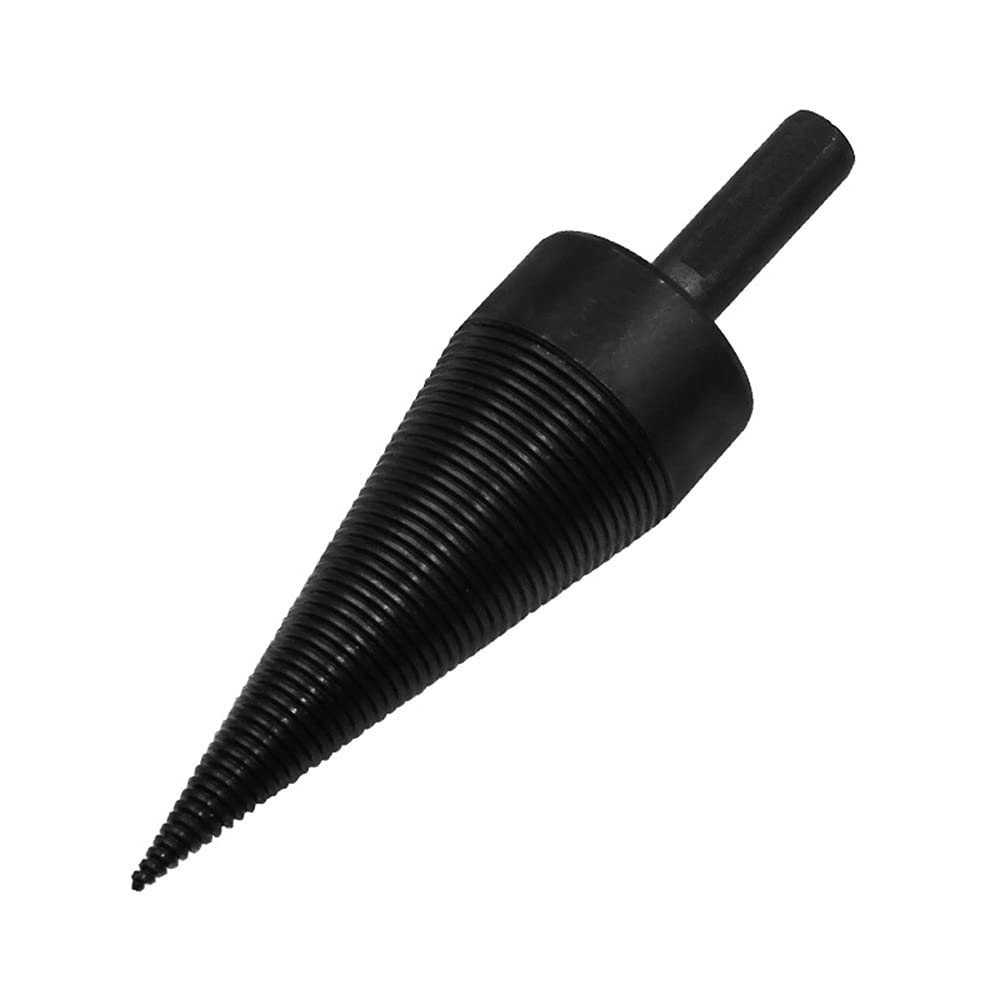 Heavy Duty HSS Firewood Splitter Drill Bit - 38mm Log Splitter Cone for Wood Splitting | DZ03A | Perfect for Firewood Preparation, Camping & Outdoor Wood Processing