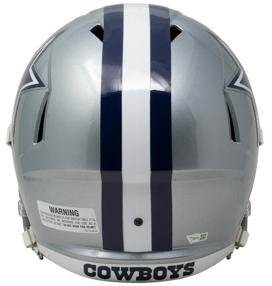 Authentic CeeDee Lamb Signed Dallas Cowboys Full-Size Speed Replica Helmet - Limited Edition Collectible for NFL Fans, Home Decor & Man Cave Display