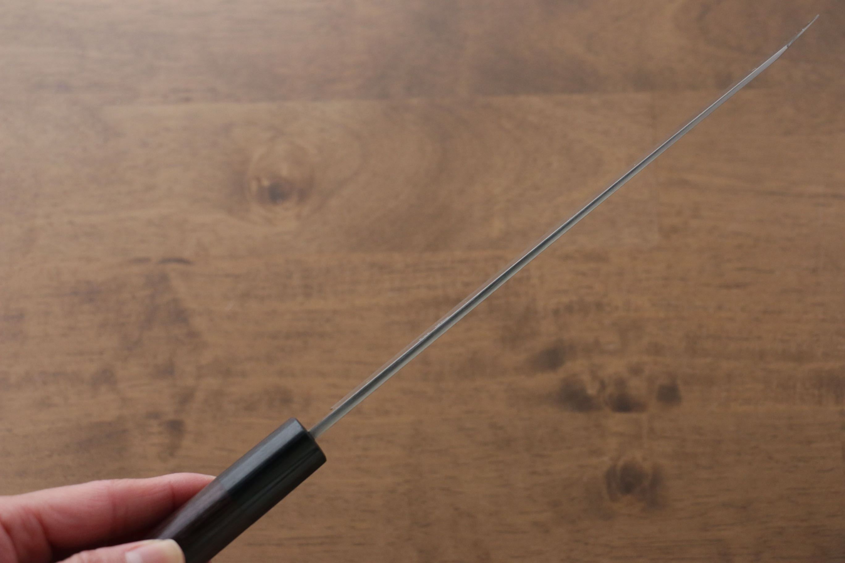Premium Jikko Silver Steel No.3 Kiritsuke Yanagiba Knife 210mm - Japanese Chef Knife with Exquisite Shitan Handle for Sushi, Sashimi & Precision Cutting