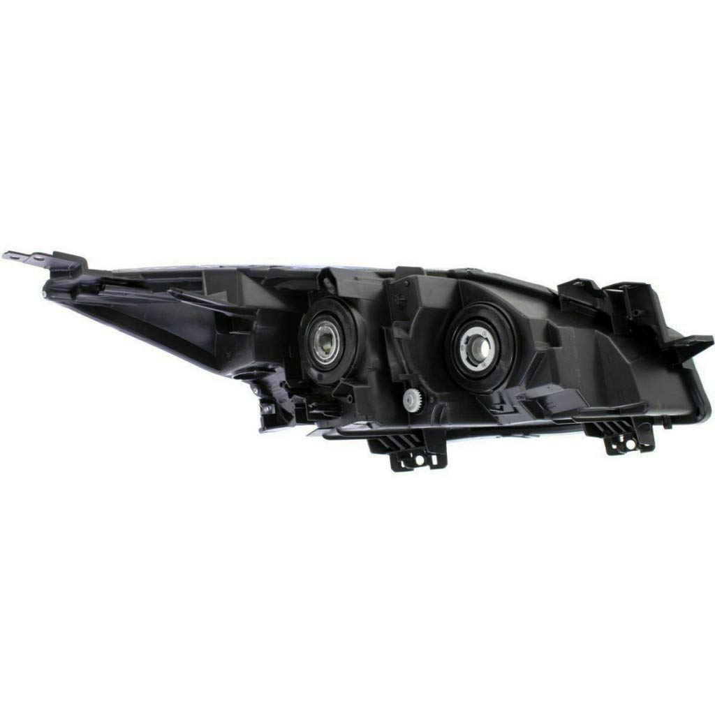 2012-2013 Mazda 3 Driver Side Headlight Assembly - DOT Certified Replacement with Bulbs (Fits MA2518143, 6-Speed Trim) | Perfect for Night Driving & Car Restoration Projects
