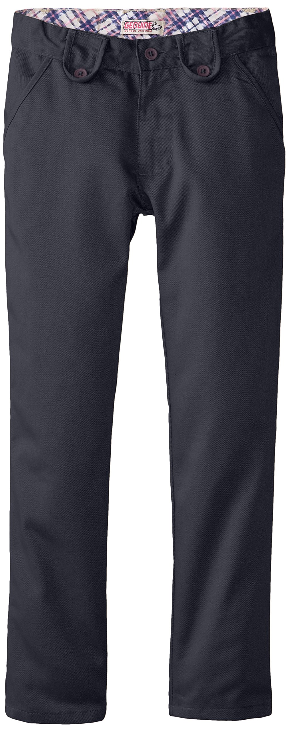 Genuine Girls School Uniform Twill Pants - Comfortable & Durable for Everyday Wear - Perfect for School, Uniform Dress Code & Formal Occasions