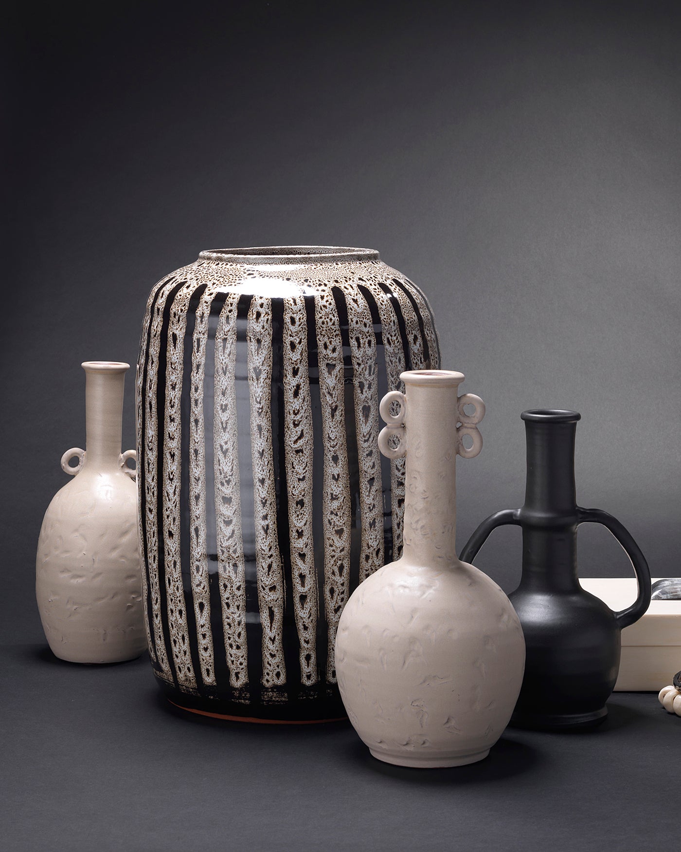 Barnaby Vase - Elegant Ceramic Flower Vase for Home Decor | Perfect for Living Room, Dining Table & Wedding Centerpieces