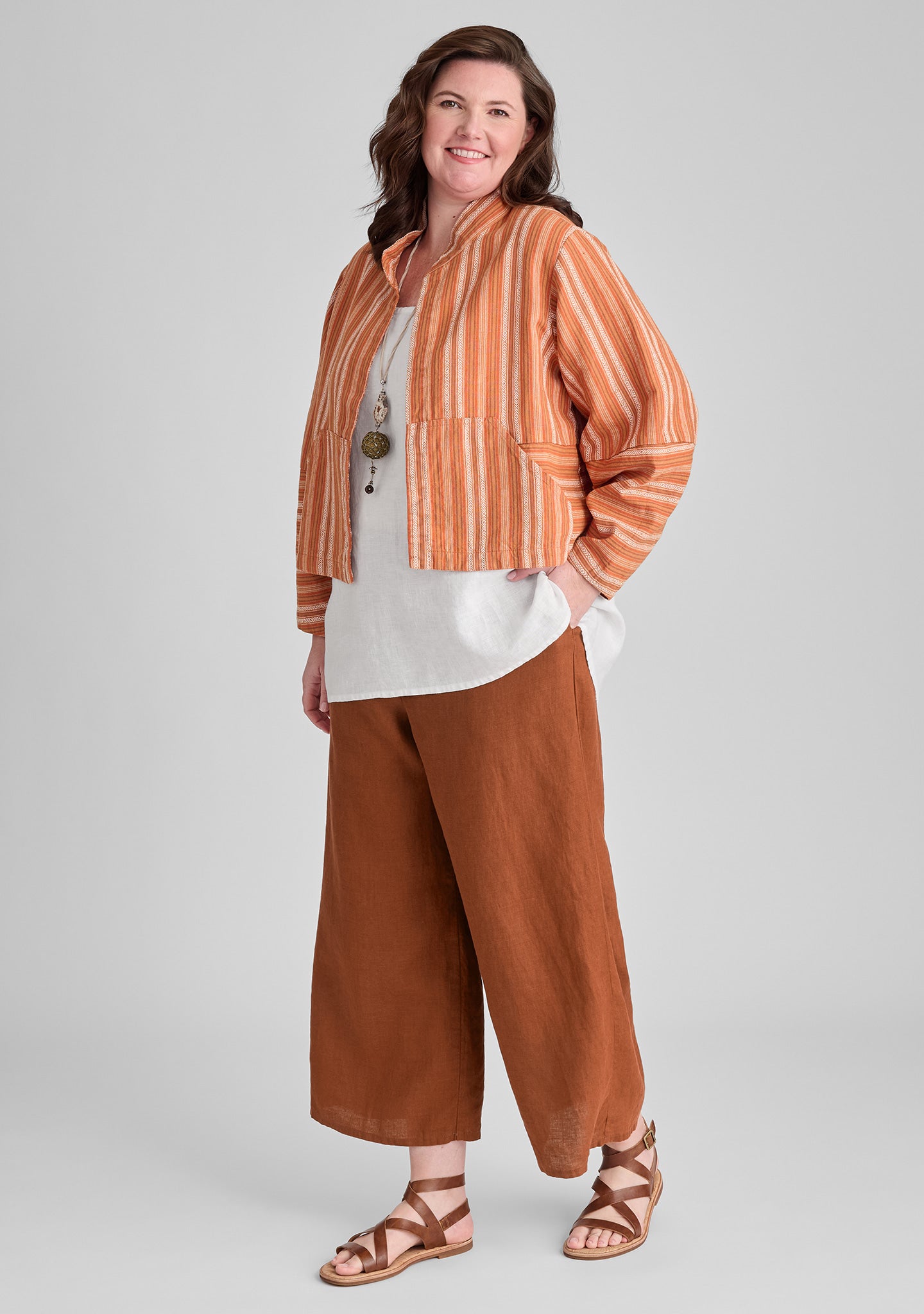 Seamly Jacket - Stylish Cropped Linen Jacket for Women | Lightweight Summer Blazer | Perfect for Office, Date Night & Outdoor Events