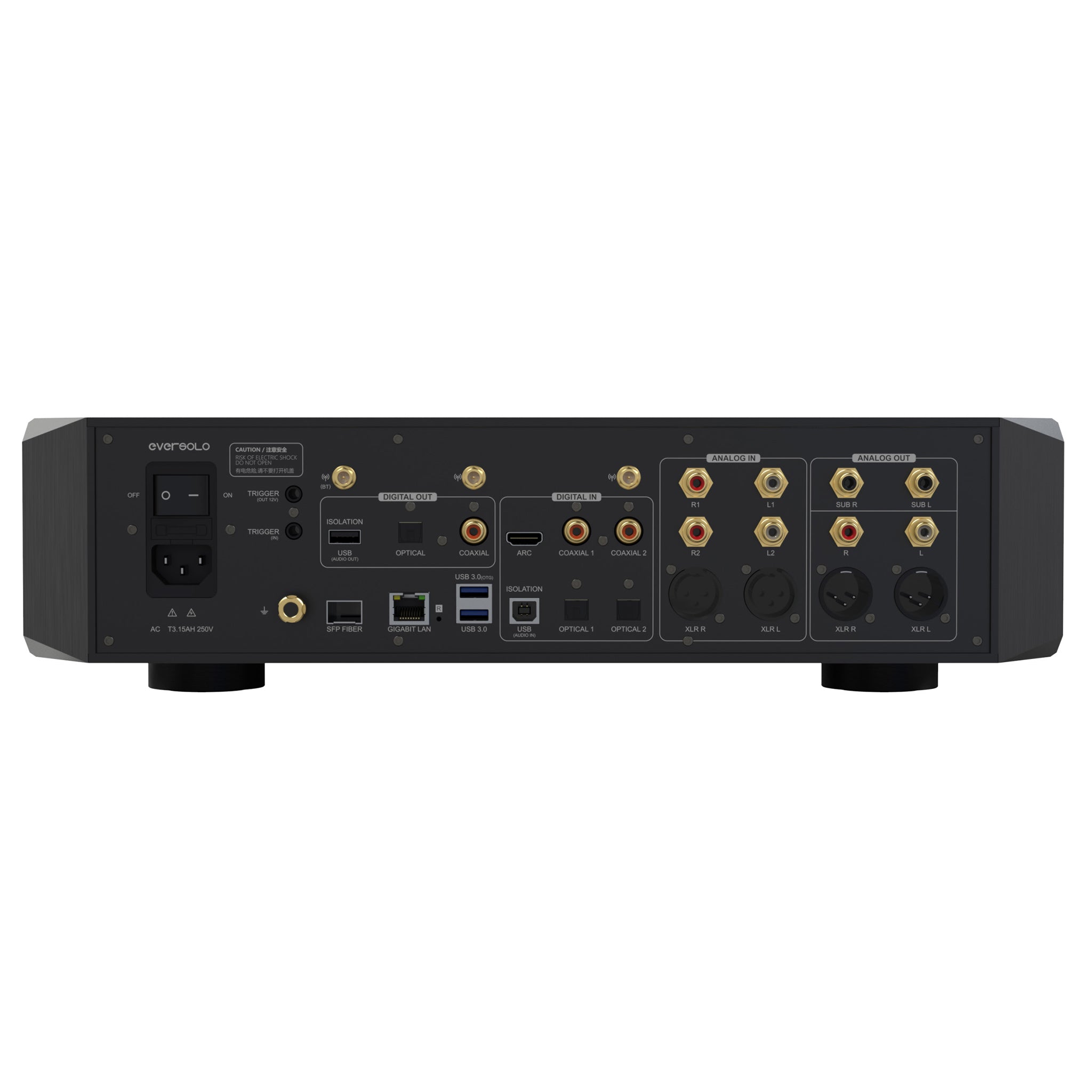 Eversolo DMP A10 Flagship Hi-Res Streaming DAC & Preamp - Audiophile Music System for Home Theater & Studio Use