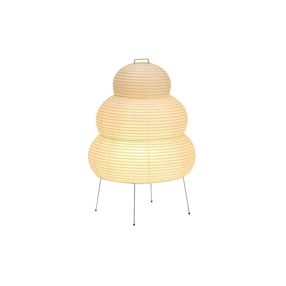 Akari Paper Table Lamp - Handmade Japanese Shoji Style Lighting for Bedroom, Living Room & Office - Warm Ambient Light for Relaxation & Decor