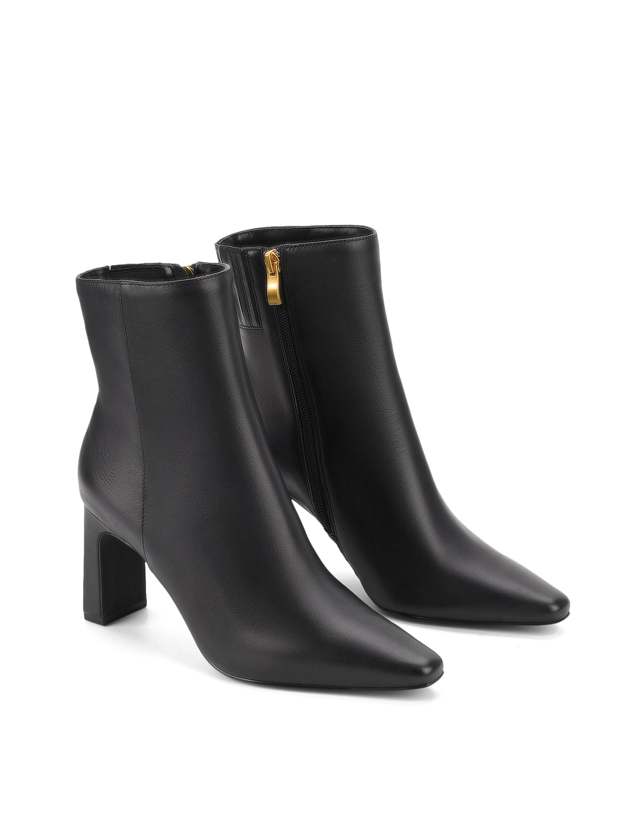 Cassidy Women's Black Leather Ankle Boots - Stylish & Comfortable for Fall, Winter & Everyday Wear