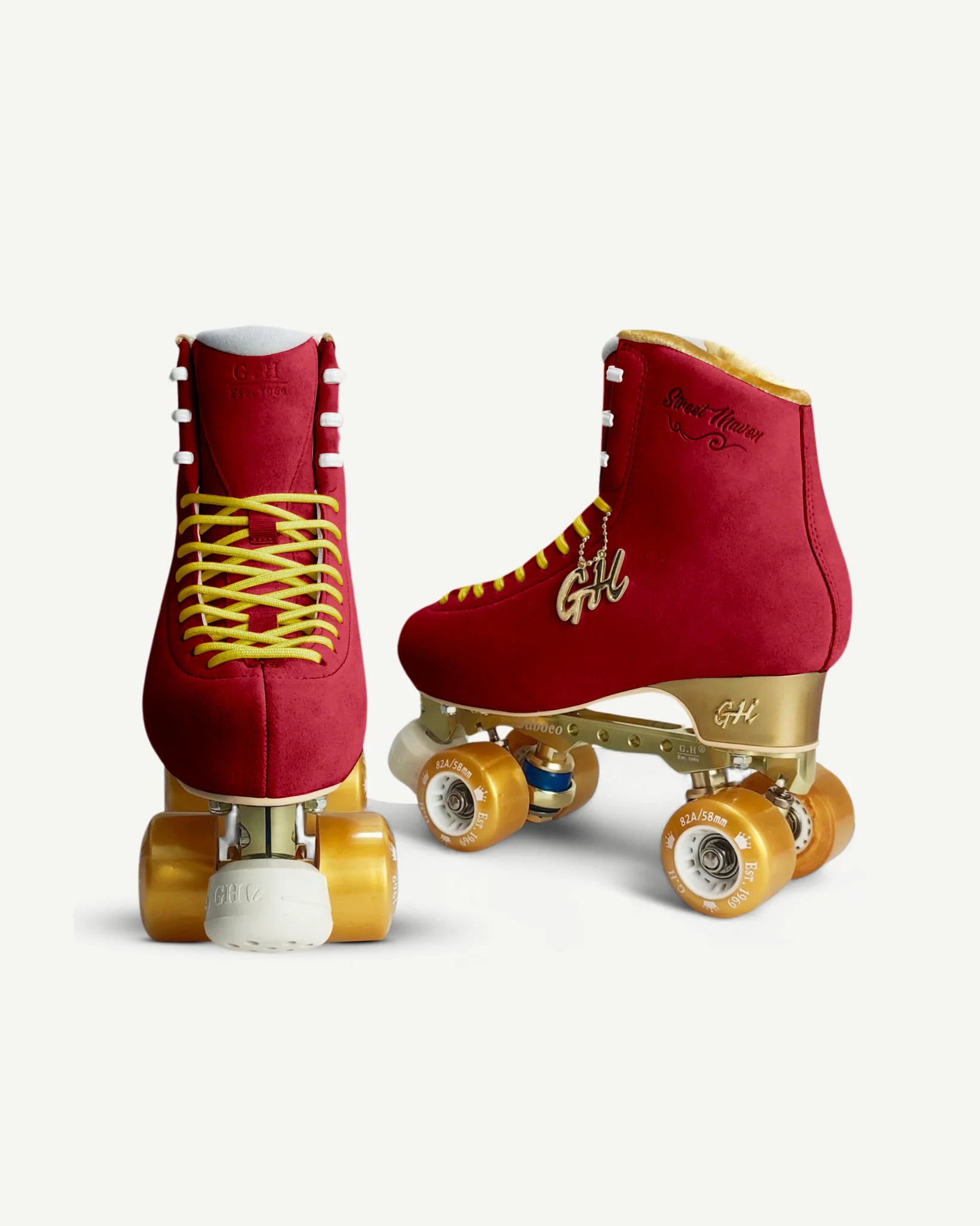GH Street Maven Quad Roller Skates with/without Air Vents - Premium Outdoor & Indoor Skates for Adults, Street Skating, Fitness & Rink Fun
