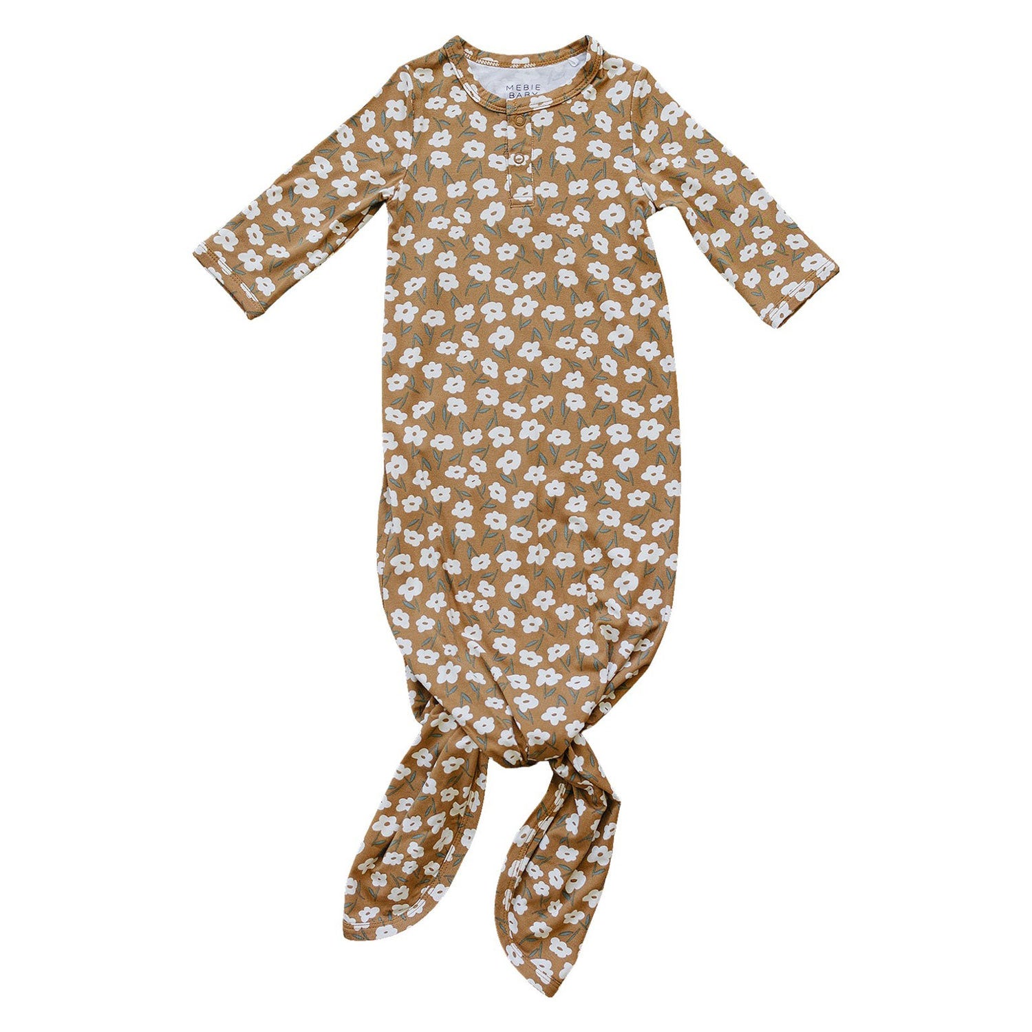 Eco-Friendly Bamboo Knot Gown - Soft & Comfortable Women's Nightgown for Sleep & Lounge - Perfect for Relaxing at Home or Spa Days