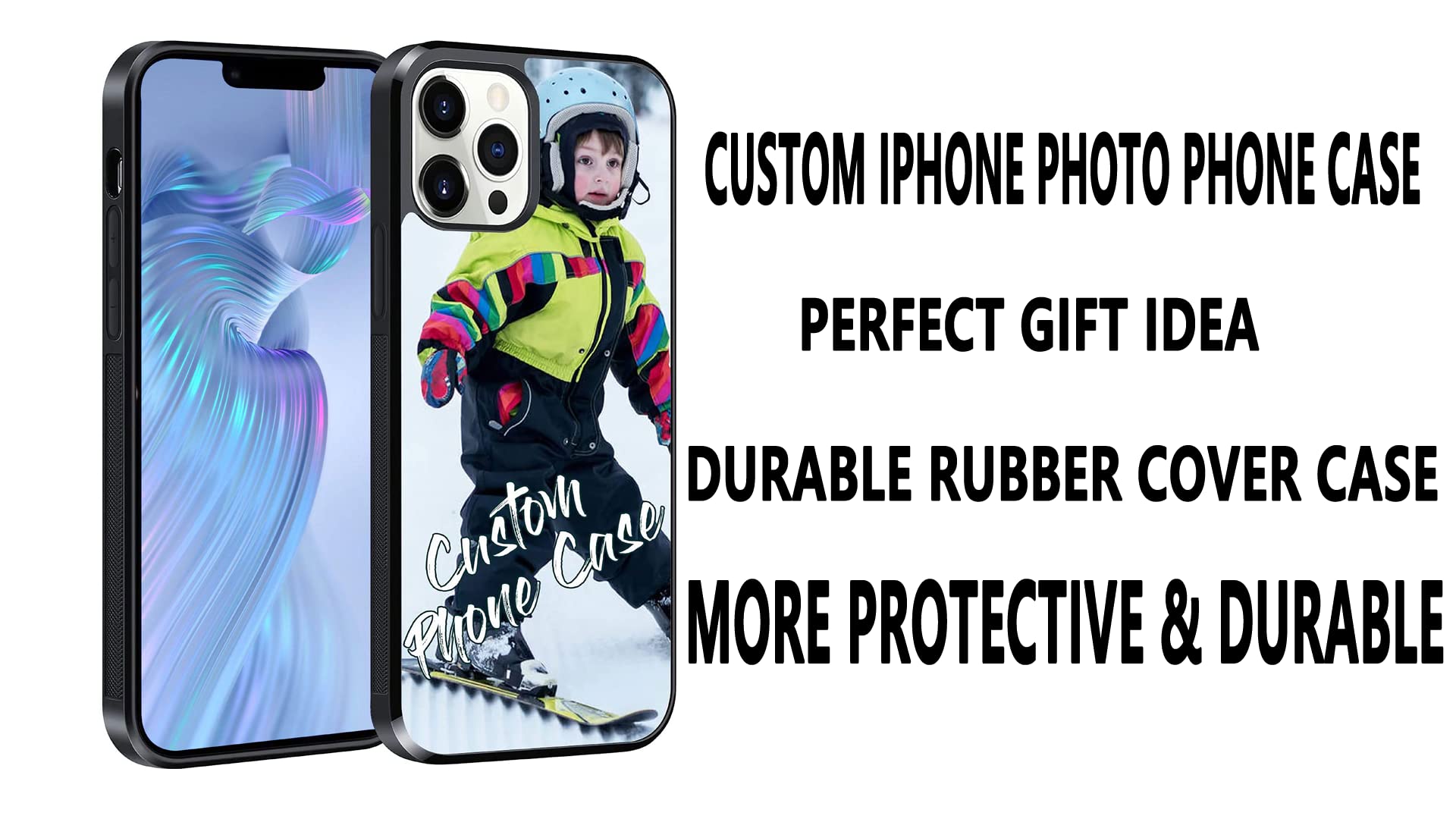 Custom Photo Phone Case - Personalized Picture Cover for iPhone 16/15/14/13/12/11 Pro Max/Mini/Xs/Xr/7/8 Plus & Samsung Galaxy S25/S24/S23/S22/S21/S20 FE/A15/A54 - Perfect for Gifts, Travel & Daily Protection