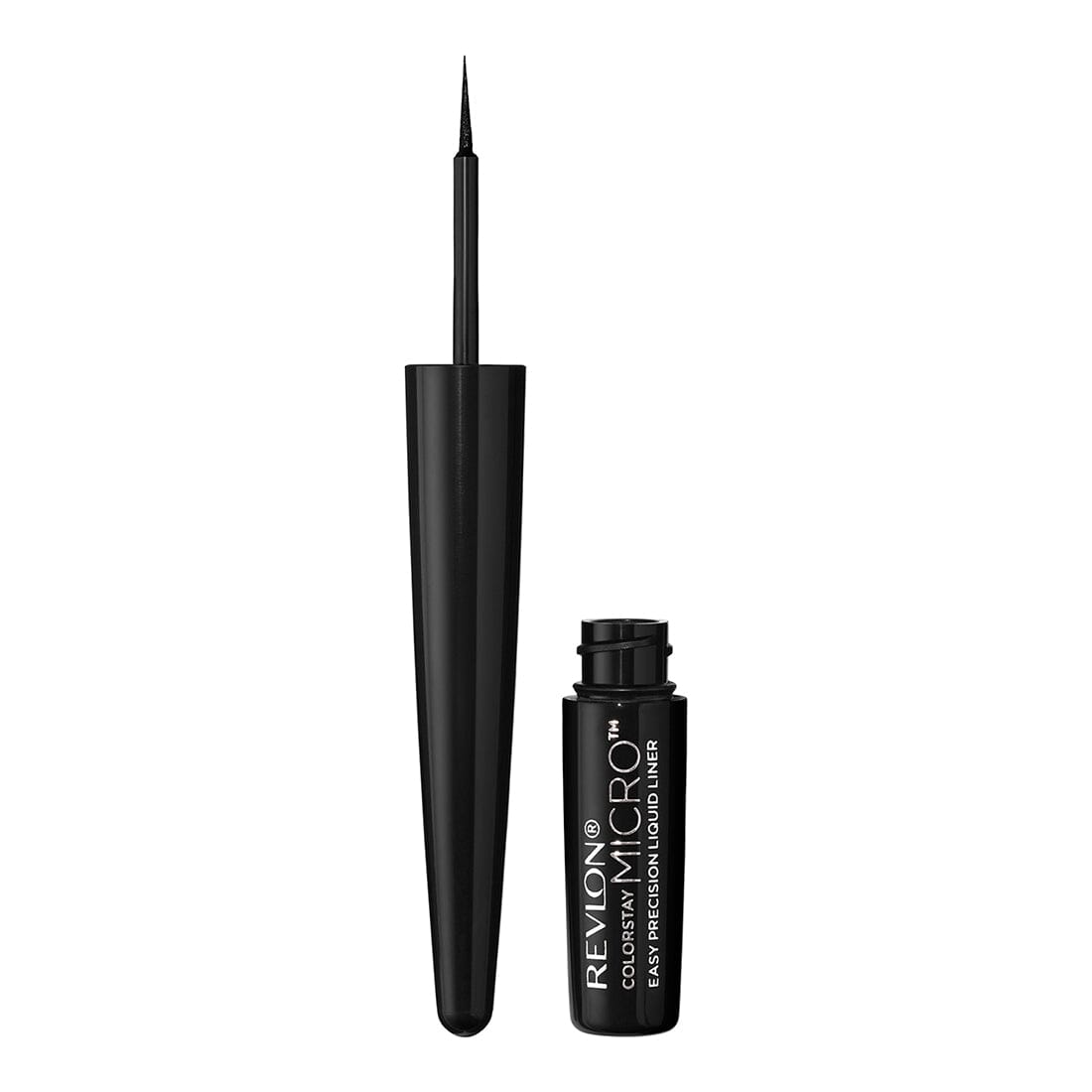 Revlon ColorStay Micro Precision Liquid Eyeliner - Black (301) 1.7ml - Long-Lasting, Smudge-Proof Eye Liner for Perfect Winged Looks - Ideal for Day to Night Makeup & Special Occasions