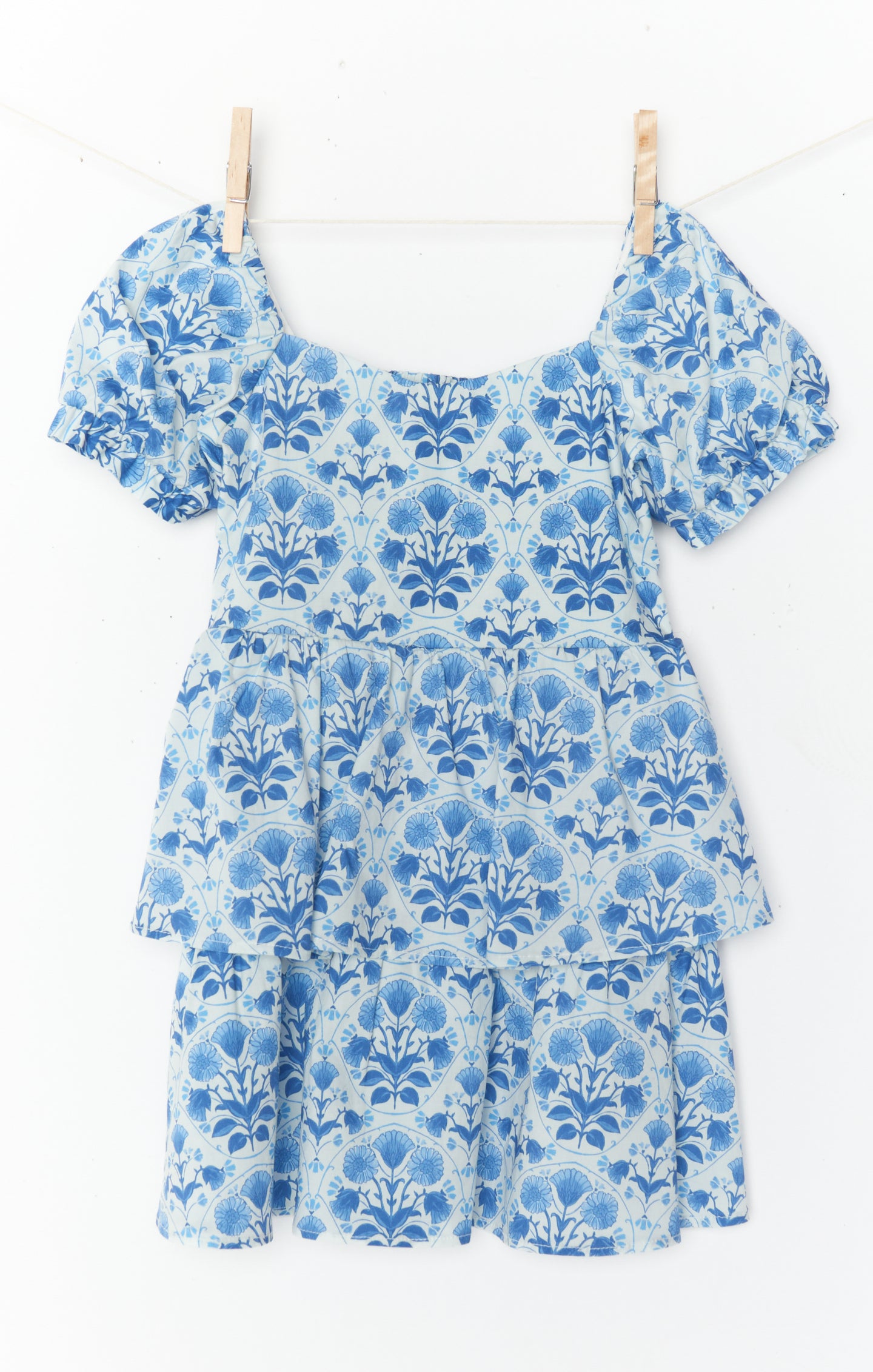 Little Miss Mini Dress ~ Teagan Floral | Floral Print Summer Dress for Girls | Perfect for Birthday Parties, School Events & Family Photos