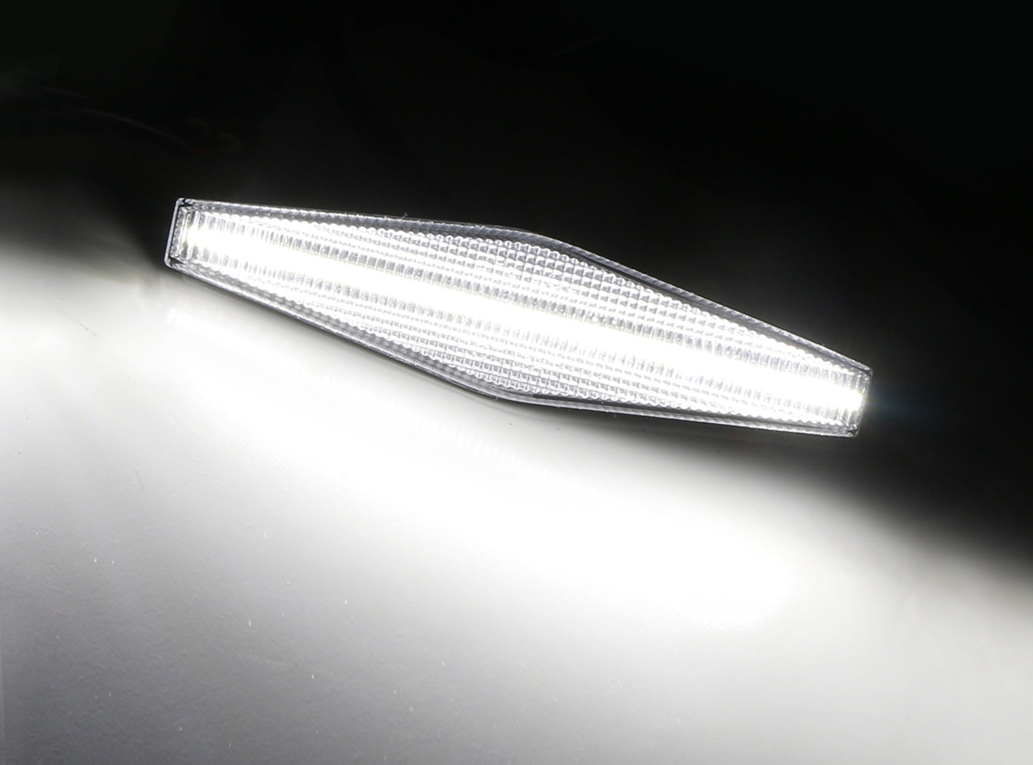 3pc Set Clear Lens White LED Front Grille Lighting Kit for 2014+ Toyota 4Runner - Off-Road Lighting Upgrade for Night Driving & Custom Car Styling