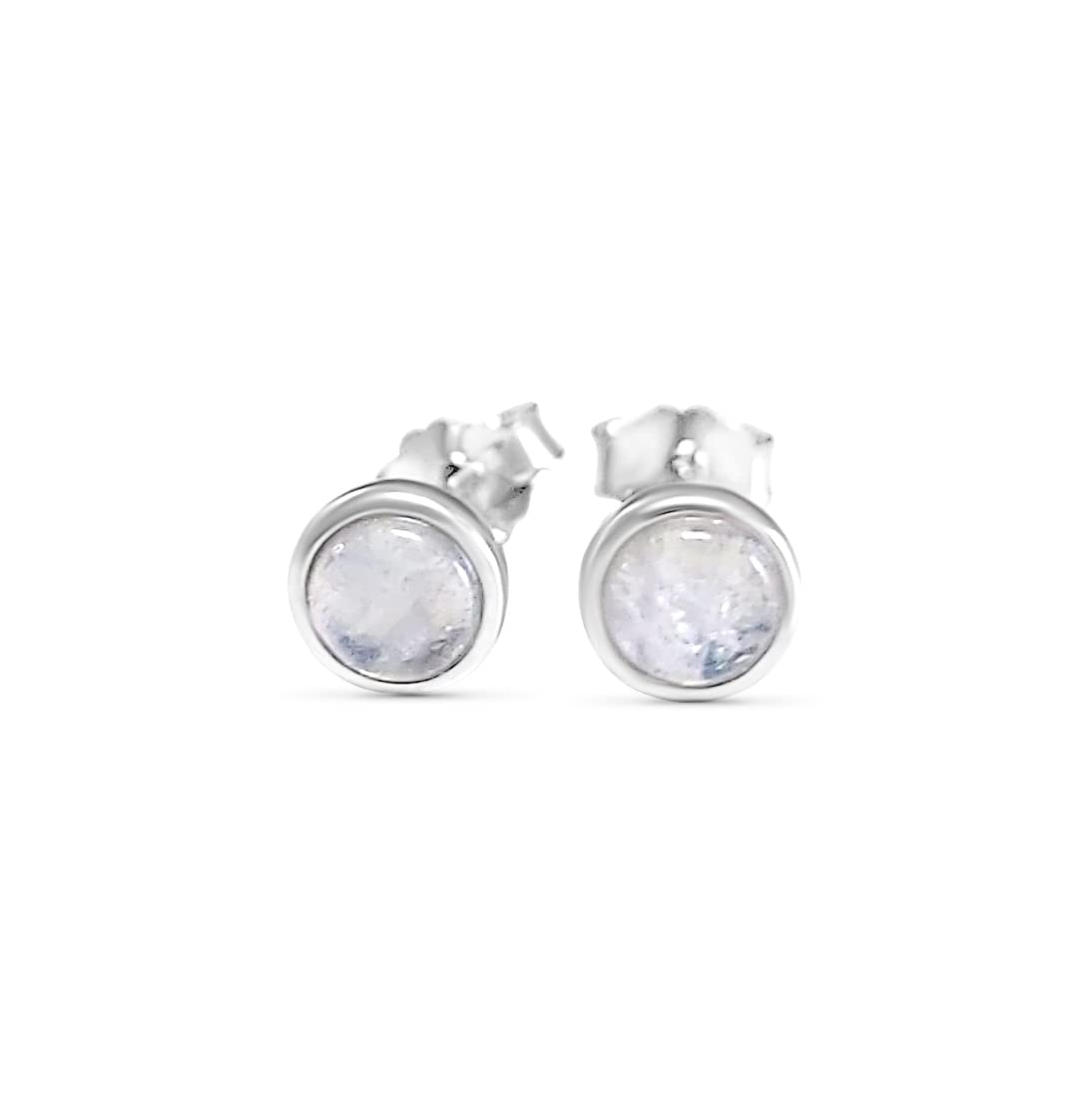 4mm Opal Stud Earrings for Women - Minimalist Fashion Jewelry - Perfect for Everyday Wear, Office & Special Occasions