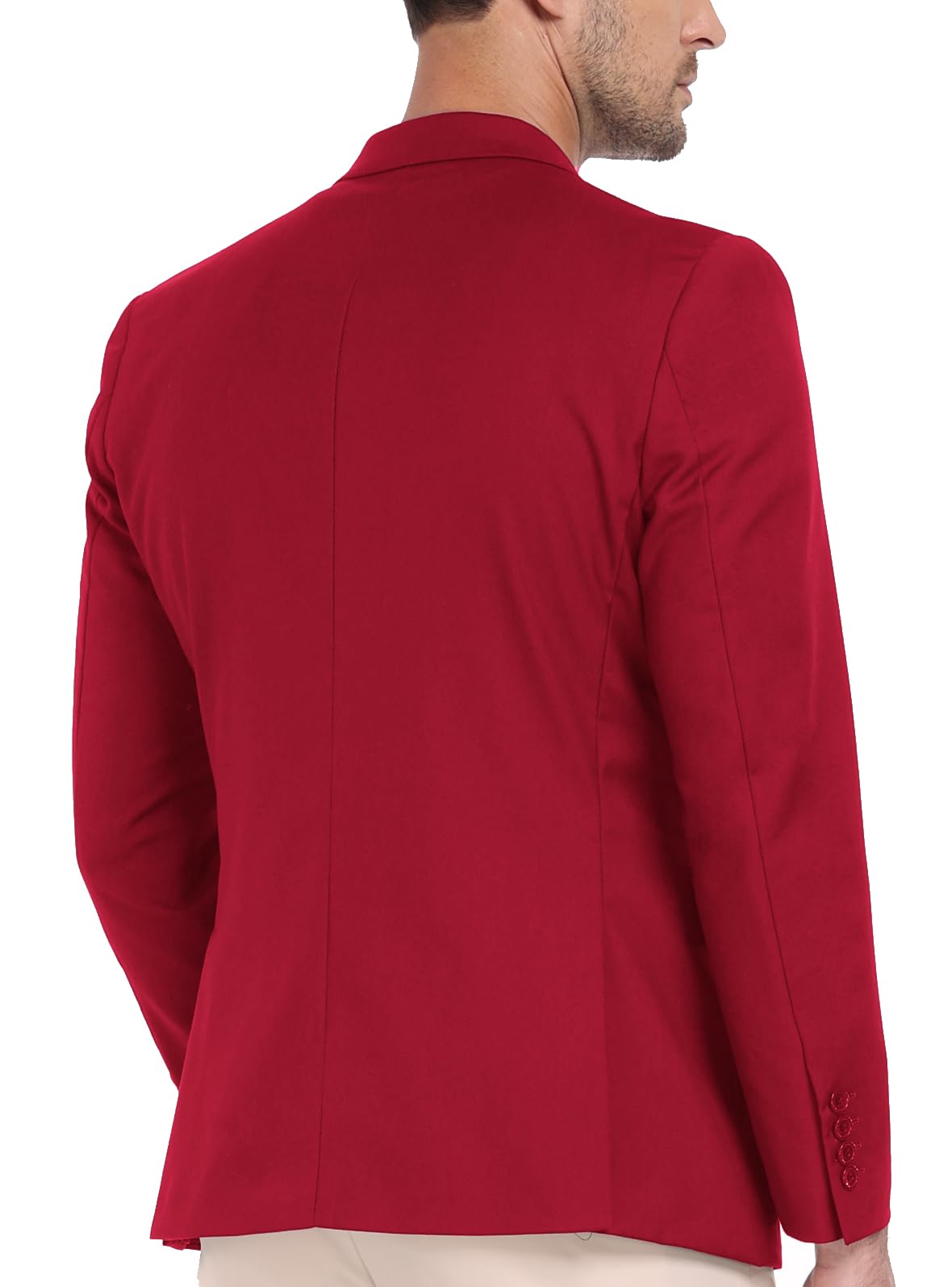Men's Slim Fit Suit Jacket - Lightweight Business Blazer for Summer, Wedding & Casual Wear | Breathable & Stylish Office & Daily Outfit Essential