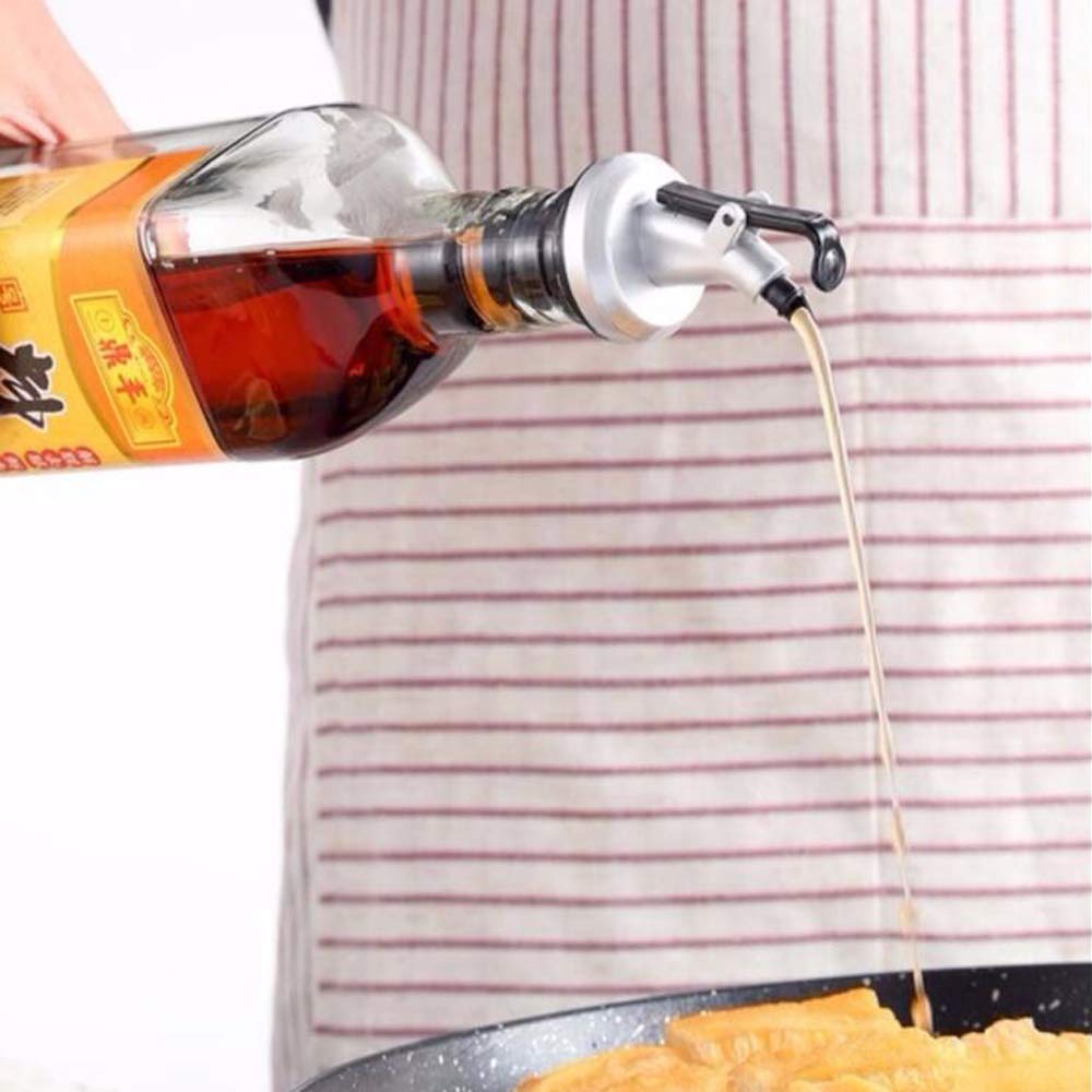 8-Pack Leak-Proof Oil Dispenser Bottles for Olive Oil, Vinegar & Wine - Kitchen & Salad Dressing