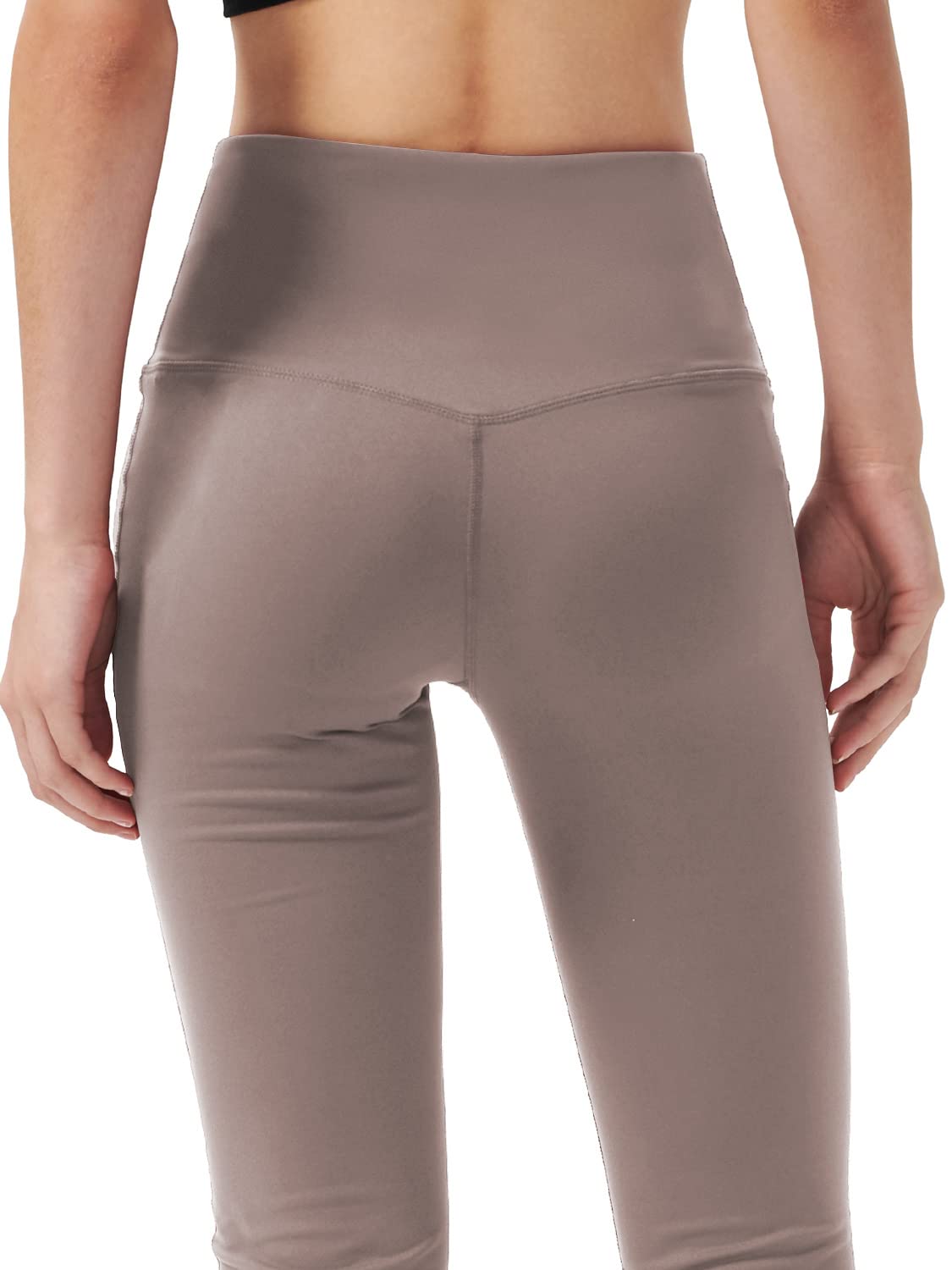 Women's High Waist Bootcut Yoga Pants with Hidden Pockets - Tummy Control Workout & Dress Pants for Office, Lounge & Active Wear