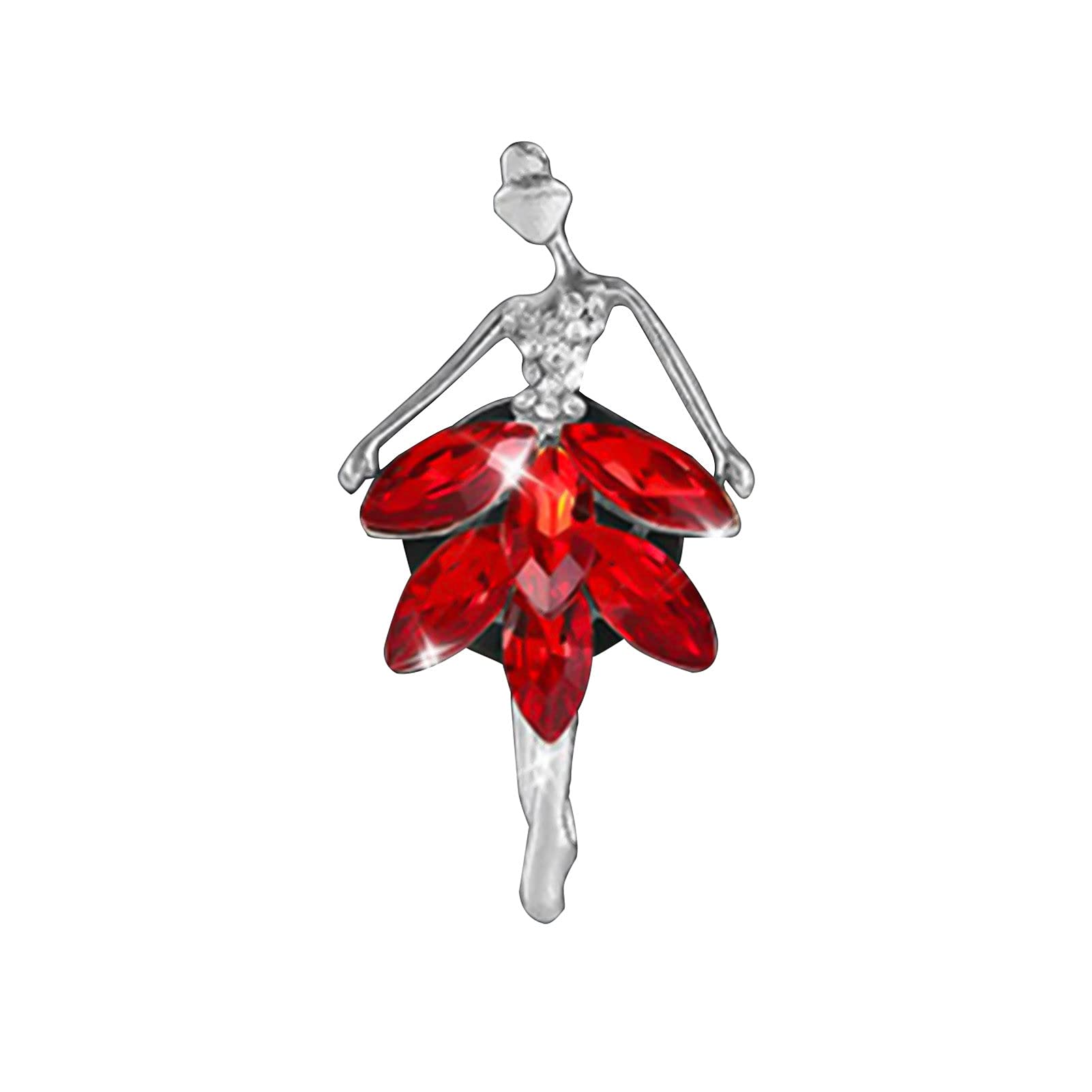 Newrys Ballet Girl Car Aromatherapy Perfume Clip - Metal Vent Air Freshener Diffuser with Long-Lasting Fragrance for Auto AC - Perfect Gift for Car Lovers & Office Use