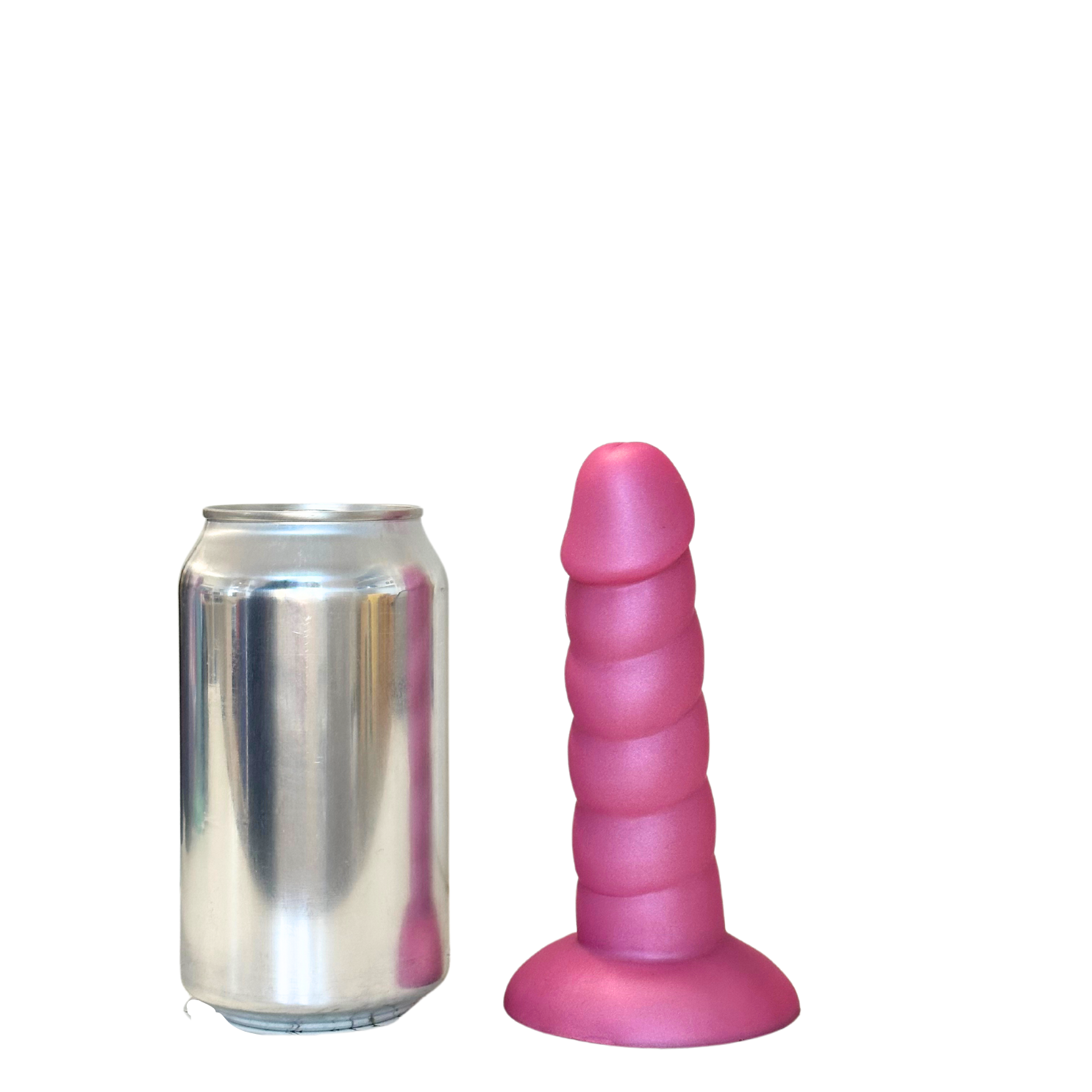 Premium Silicone Raspberry Swirl Dildo - 7 Inch Realistic Adult Toy for Women & Couples - Body-Safe, Waterproof, G-Spot Stimulation - Perfect for Solo Play & Romantic Nights
