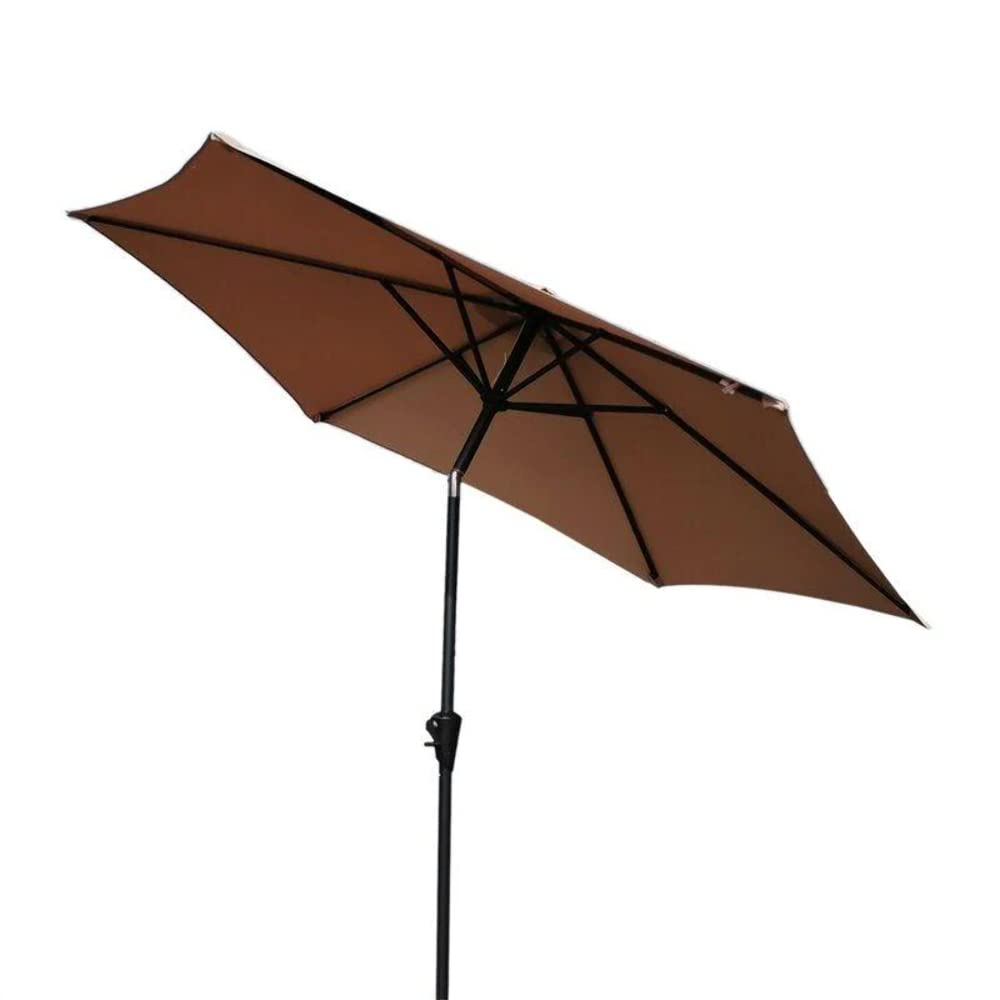 9ft Outdoor Patio Umbrella with Tilt & Crank - Perfect for Garden, Pool & Restaurants