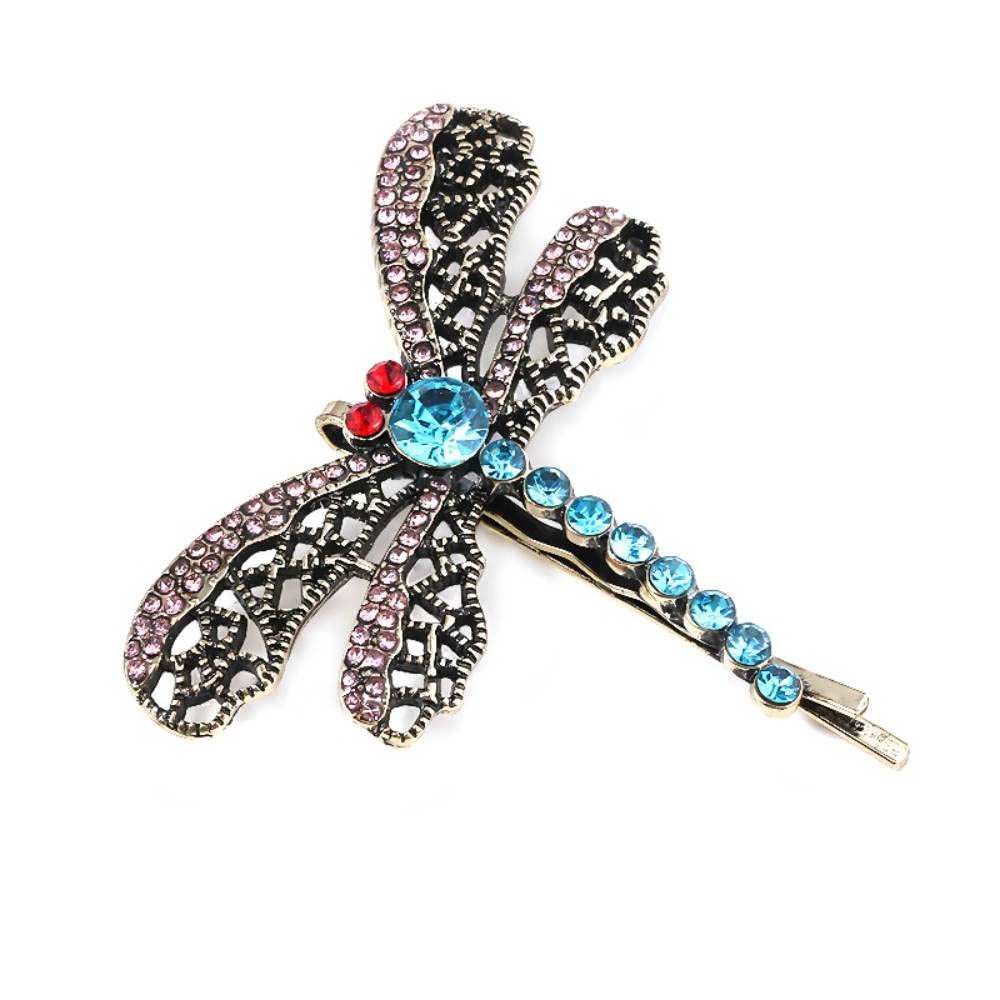 Dragonfly Hair Clip for Women - Elegant Cosplay Hairpin for Halloween Costume & Christmas Gifts - Perfect for Moms, Fans, and Special Occasions