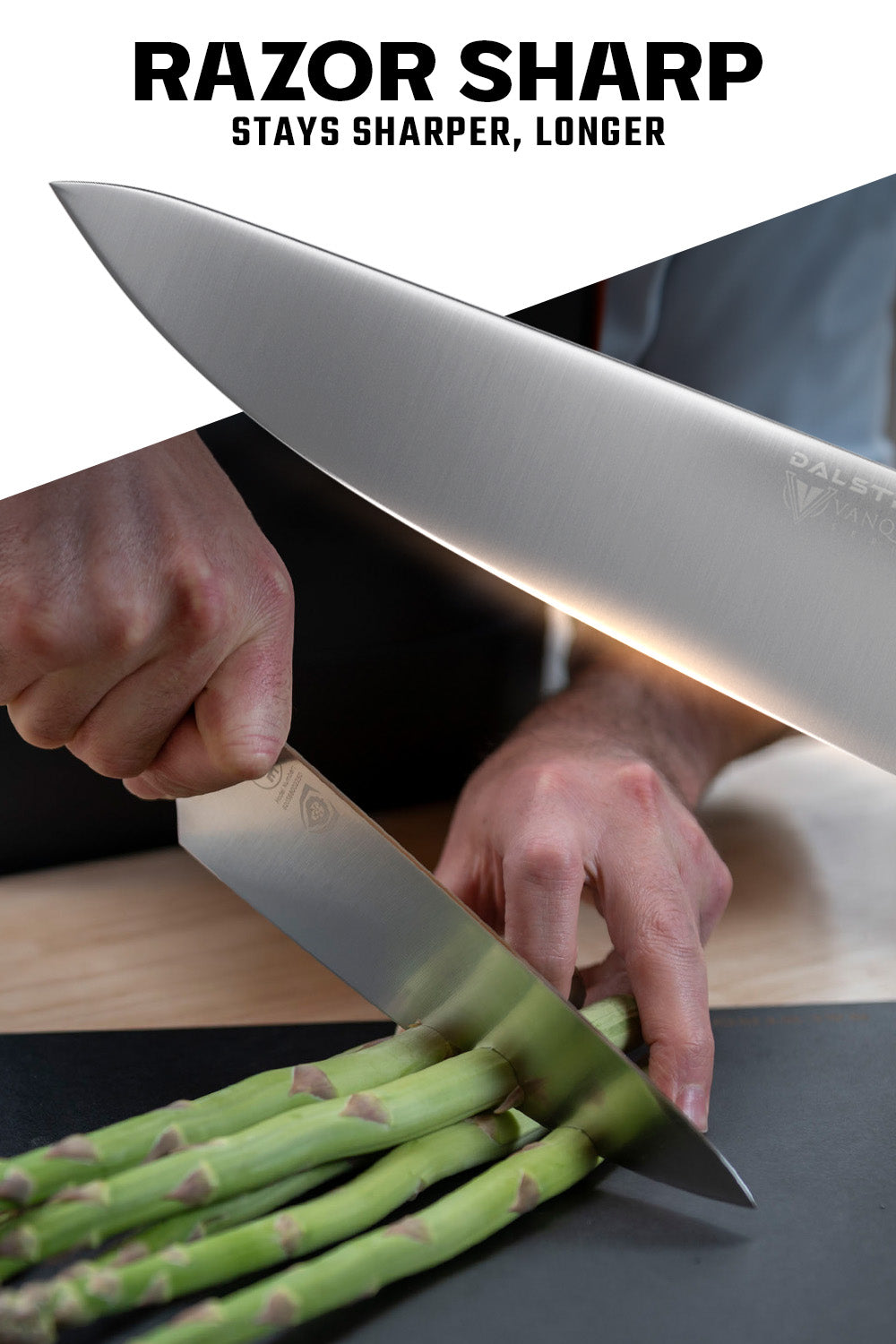 Dalstrong Vanquish Series 8-Piece Knife Block Set - NSF Certified High-Quality Kitchen Knives for Professional Chefs & Home Cooking