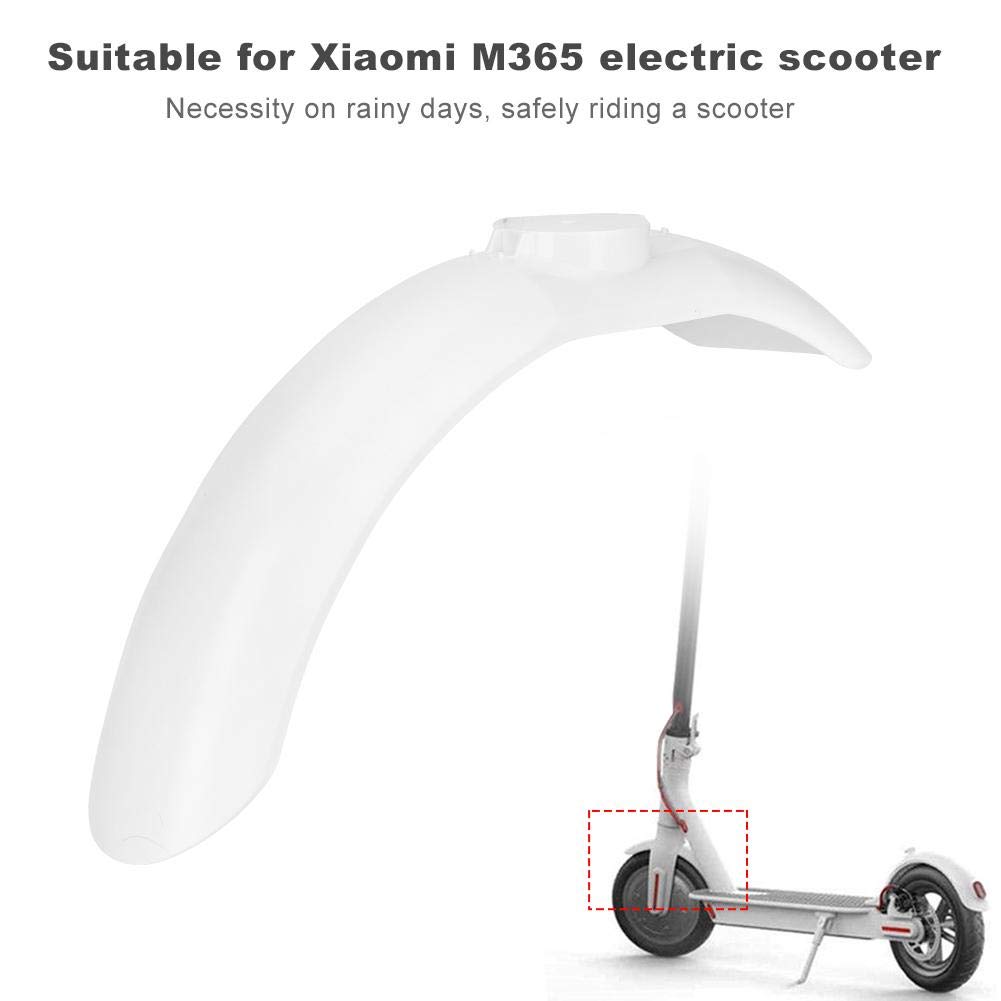 Durable Electric Scooter Mudguard for Xiaomi Mijia M365 - Front Wheel Fender Replacement Part, White - Perfect for Outdoor Commuting & Rainy Day Protection
