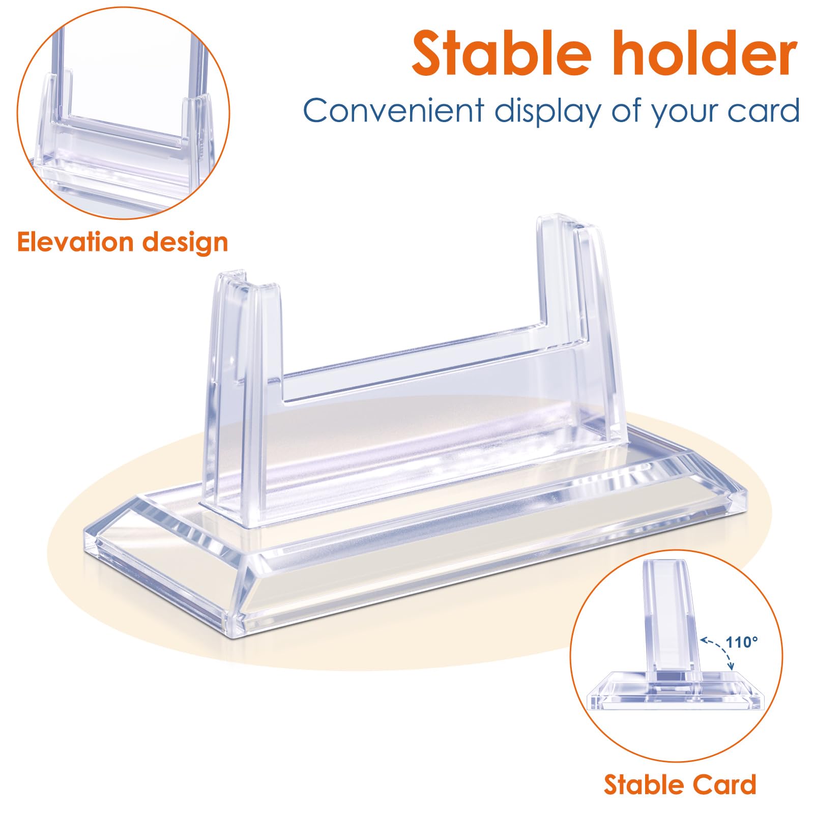 4Pcs Magnetic Card Holders for Trading & Sports Cards - 35pt Acrylic Hard Protectors with 4 Display Stands | Perfect for Baseball, Game & Standard Cards Storage, Collection & Showcase (Ideal for Collectors, Tournaments & Home Displays)