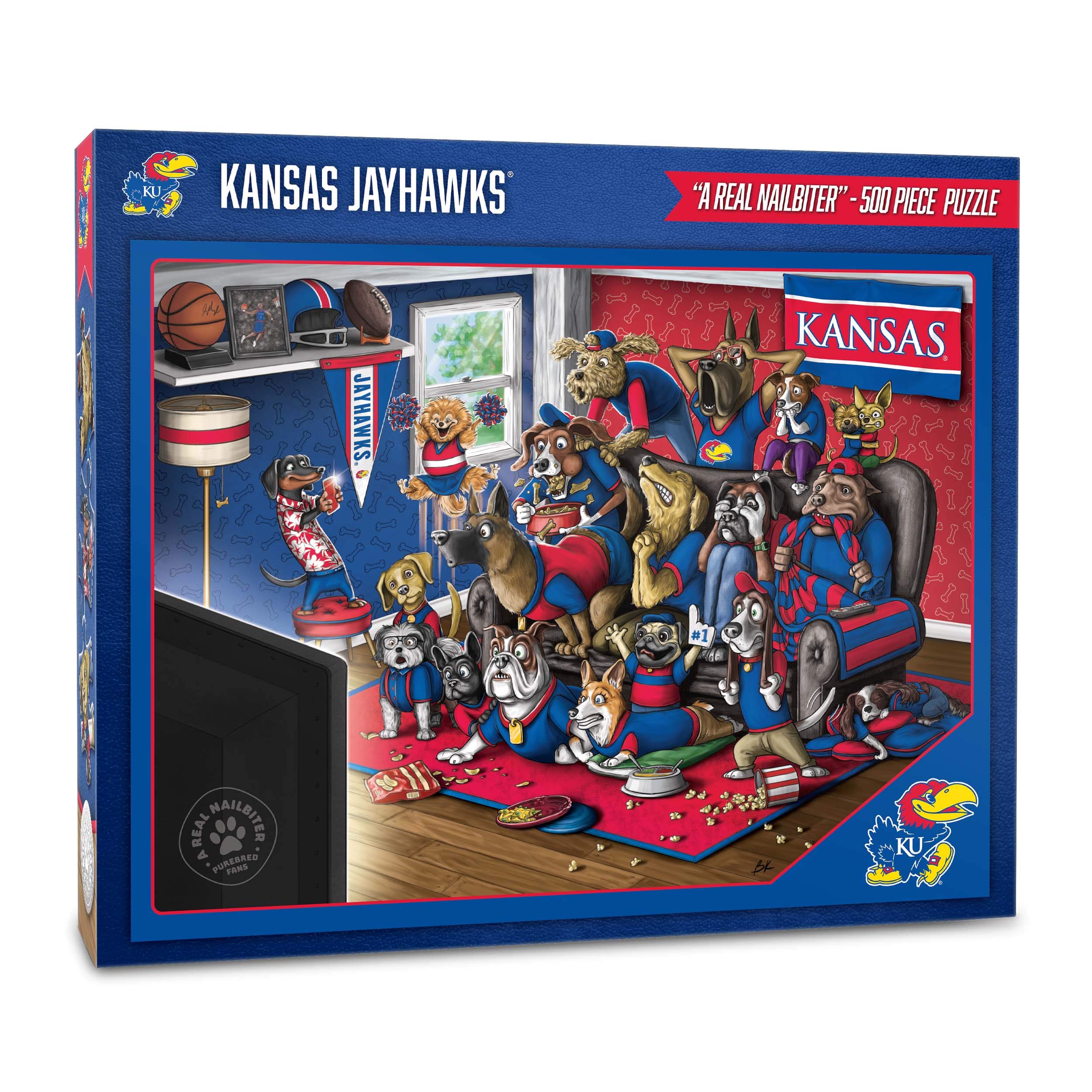 YouTheFan NCAA College Sports Purebred Fans Jigsaw Puzzle - Fun Brain Teaser for Game Nights, Family Bonding & Sports Enthusiasts
