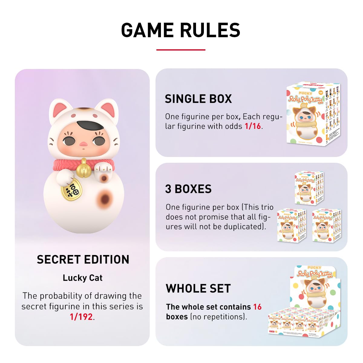 POP MART PUCKY Roly-Poly Kitty Series Anime Action Figures - Complete Set of 12 Collectible Artificial Toys for Display & Gift Giving | Perfect for Anime Fans, Office Desk Decor & Kawaii Collections