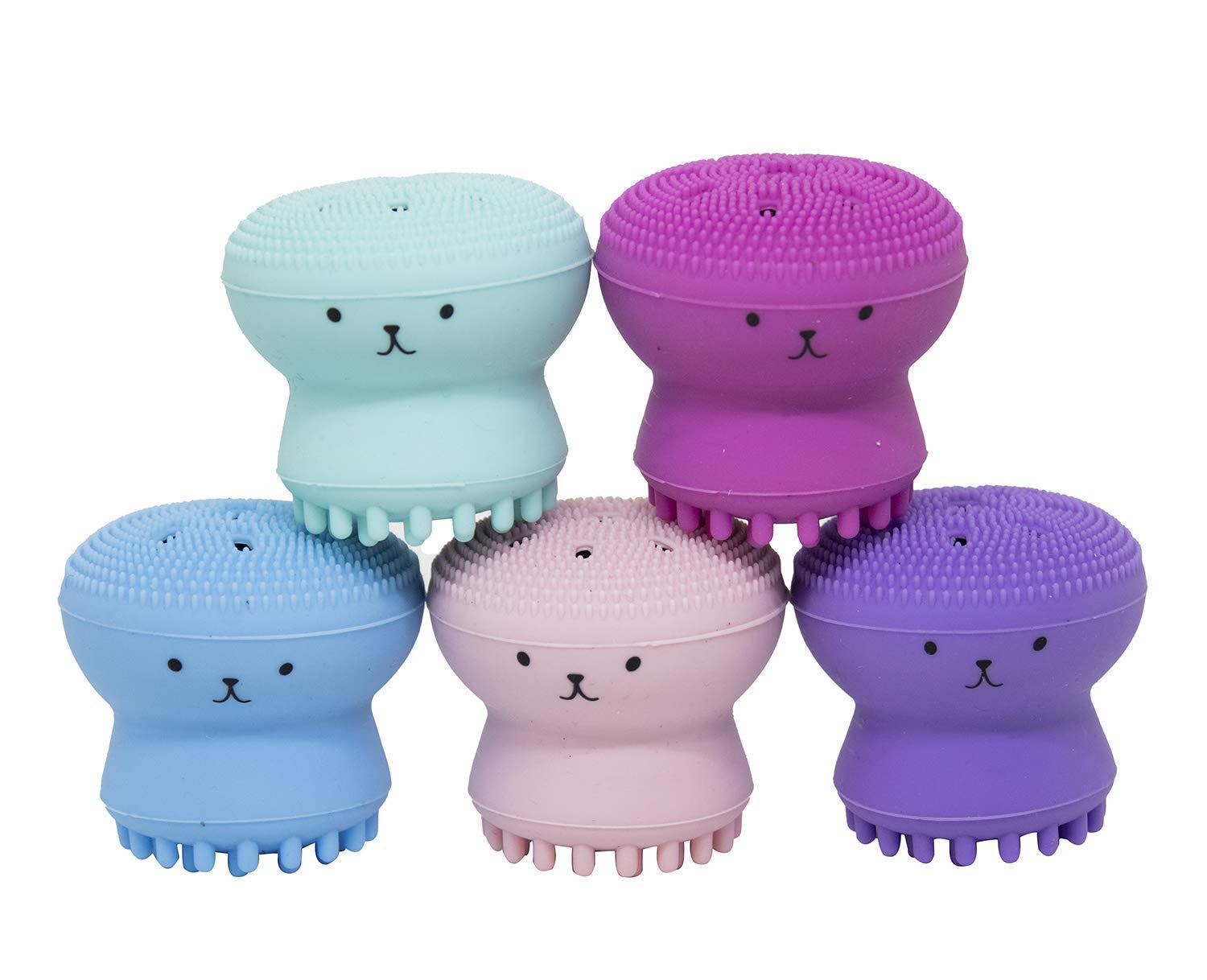 Raaya Face Scrubbers for Girls - Exfoliating Facial Cleansing Brush for Soft Skin - Perfect for Home Spa & Teen Skincare Routine