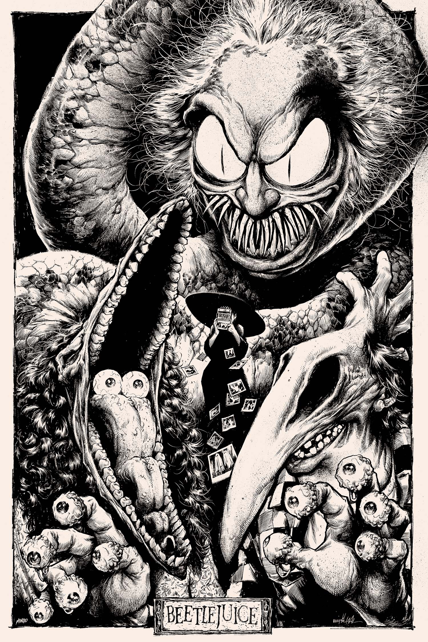 Beetlejuice Movie Poster - Limited Edition Variant Art Print for Home Theater & Fan Collection - Perfect for Movie Decor, Gifts & Pop Culture Displays