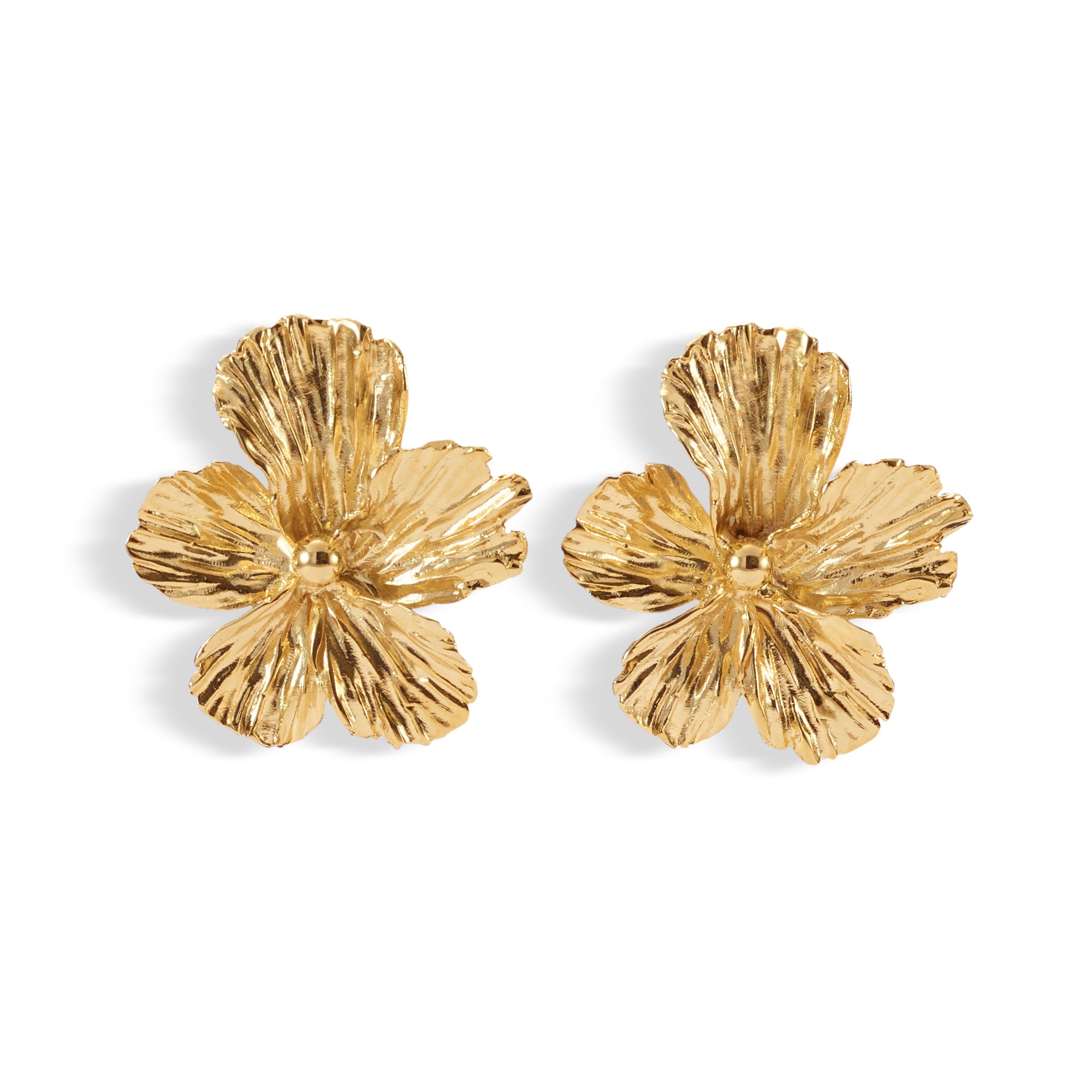 Elegant Maya Floral Button Earrings for Women - Boho Chic Dangle Jewelry for Party, Wedding & Everyday Wear