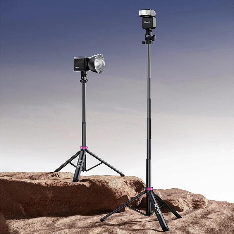 Ulanzi MT 89 Quick Release Light Stand with Cold Shoe Mount T082 - Professional Photography & Video Studio Equipment for DSLR Cameras, LED Lights, Microphones - Perfect for YouTube, TikTok, Vlogging & Live Streaming