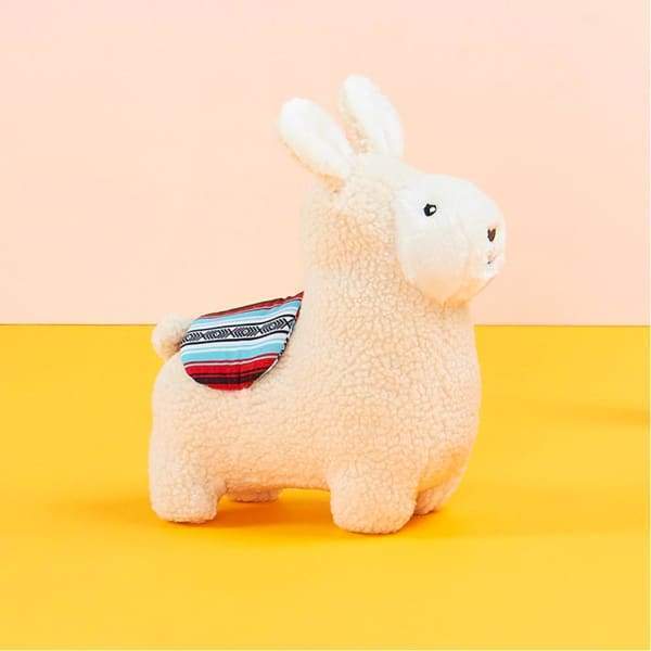 ZippyPaws Storybook Snugglerz Liam the Llama Plush Dog Toy - Soft & Cuddly Chew Toy for Small & Medium Dogs - Perfect for Playtime, Cuddling & Training Rewards