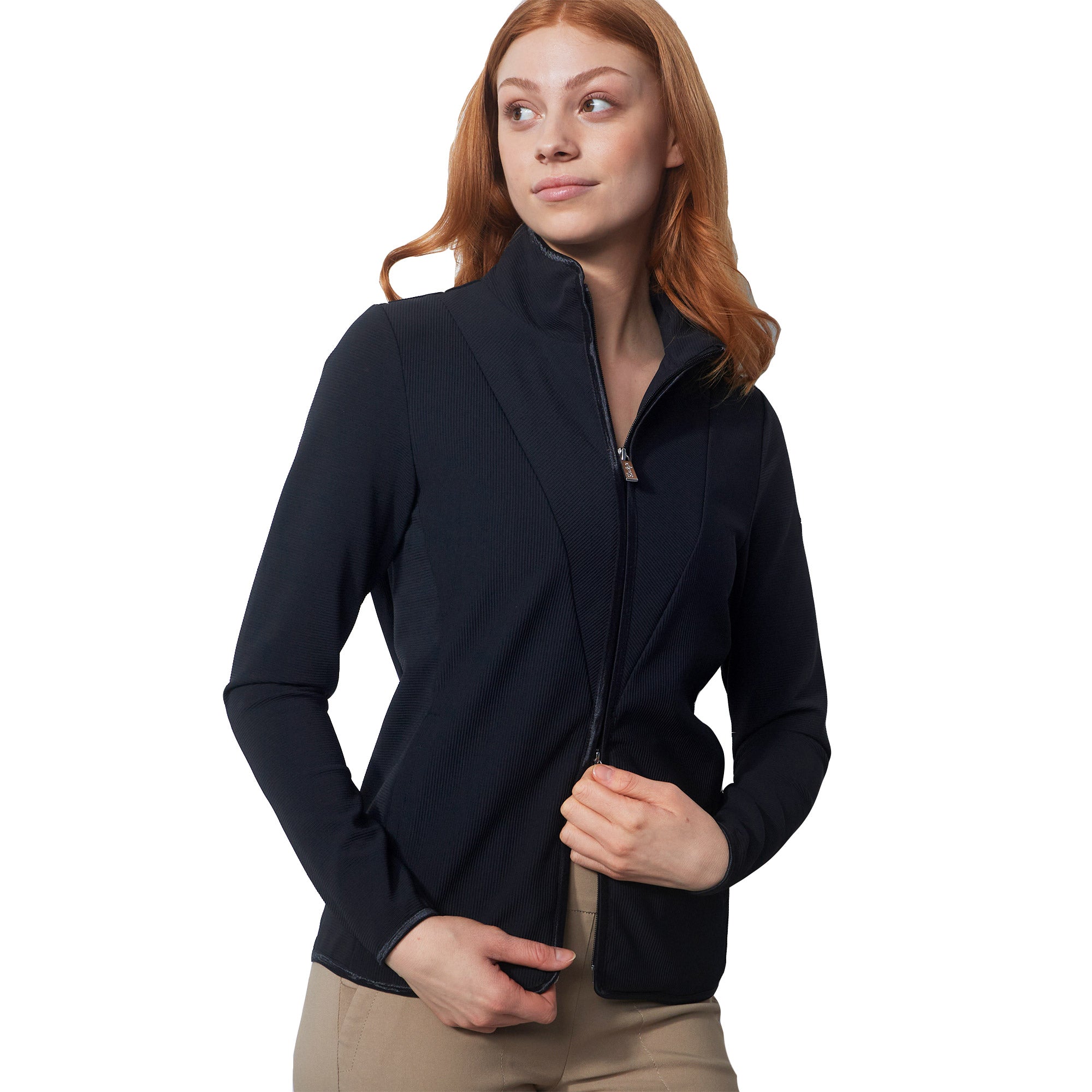 Women's Daily Sports Matera Full Zip Golf Jacket - Lightweight, Waterproof & Breathable for Golfing, Running & Outdoor Activities