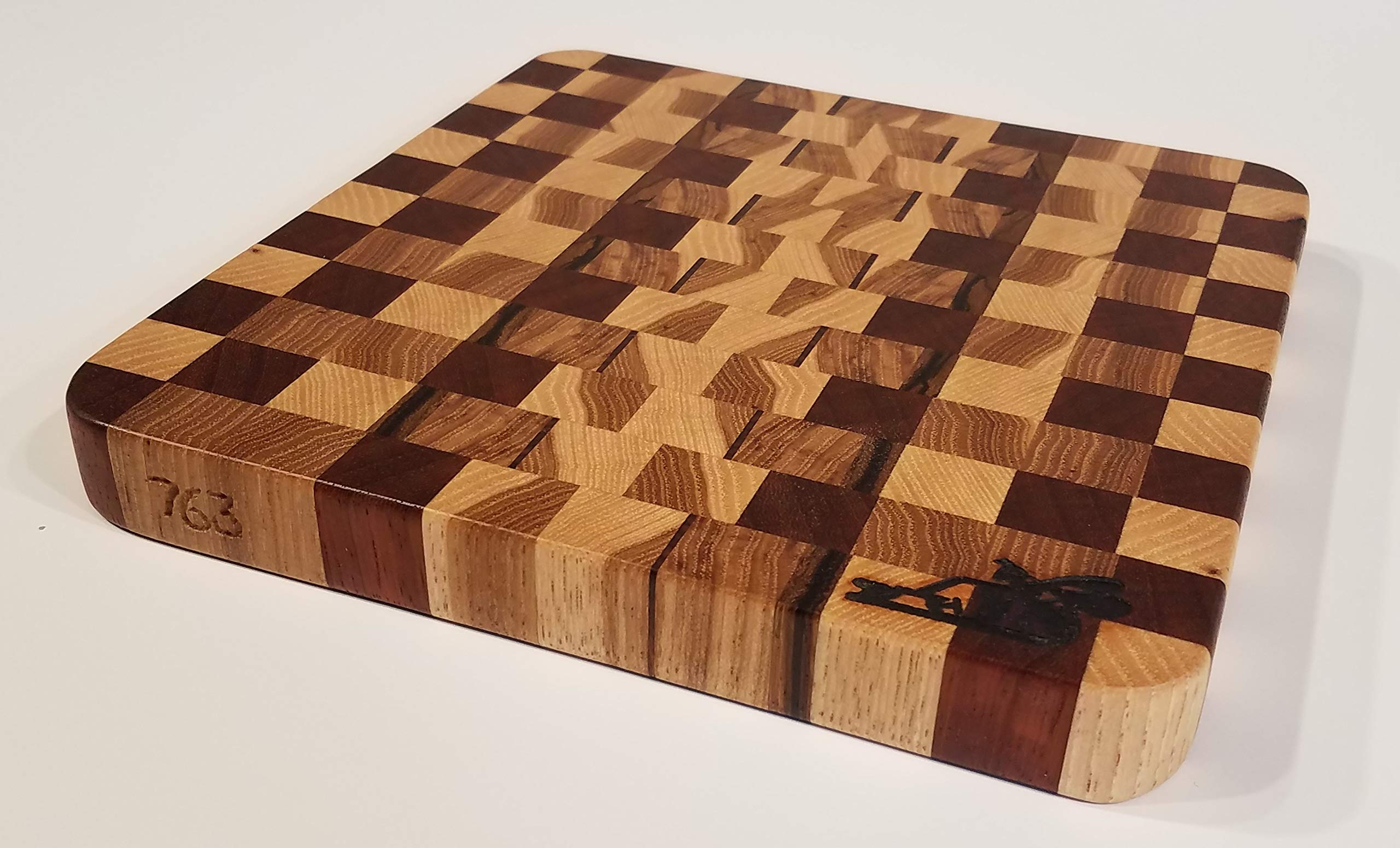 Premium End Grain Cutting Board - Durable Wooden Chopping Block for Kitchen, Butcher, and Meat Cutting - Perfect for Chefs, Home Cooks & BBQ Enthusiasts