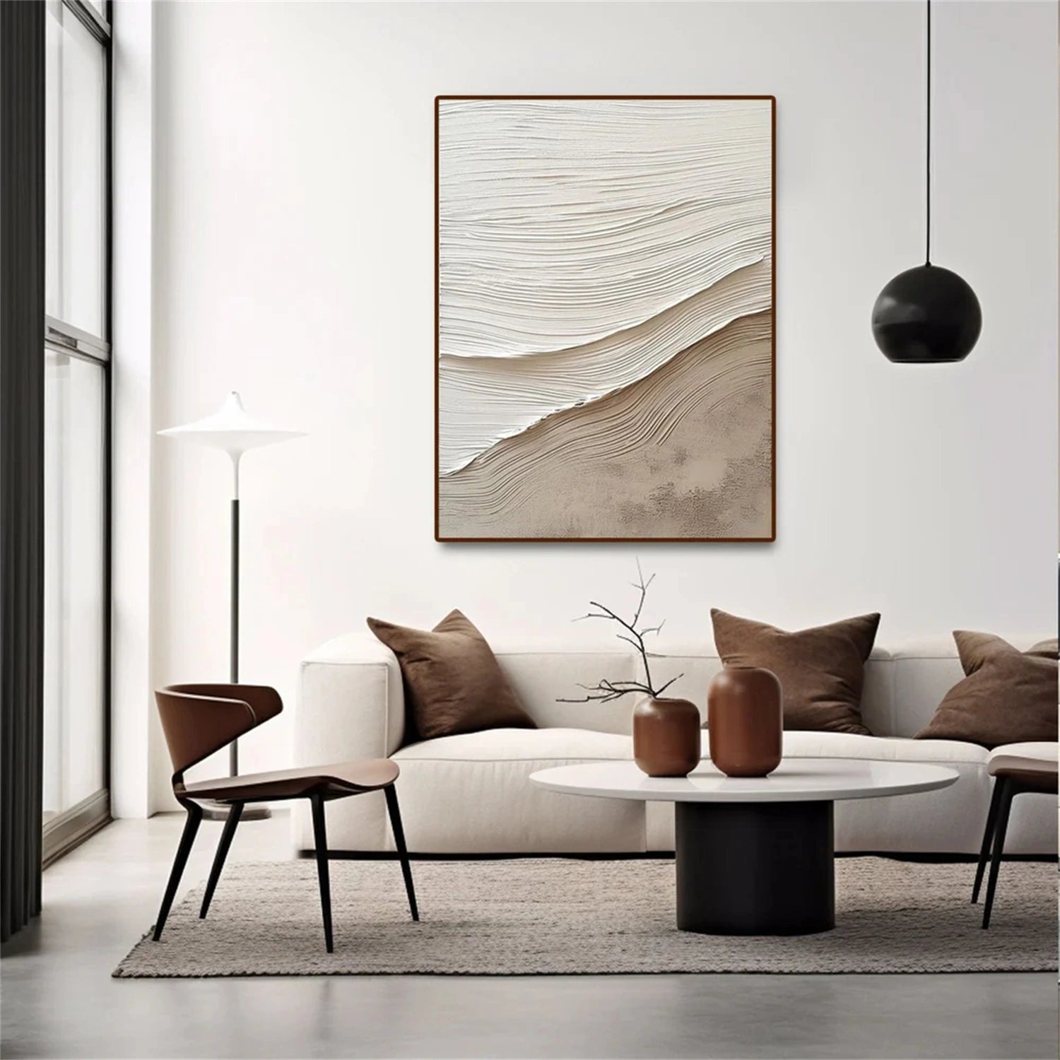Ocean and Sky Painting #OS 222 - Handmade Canvas Wall Art for Home & Office Decor - Perfect for Living Room, Bedroom or Office