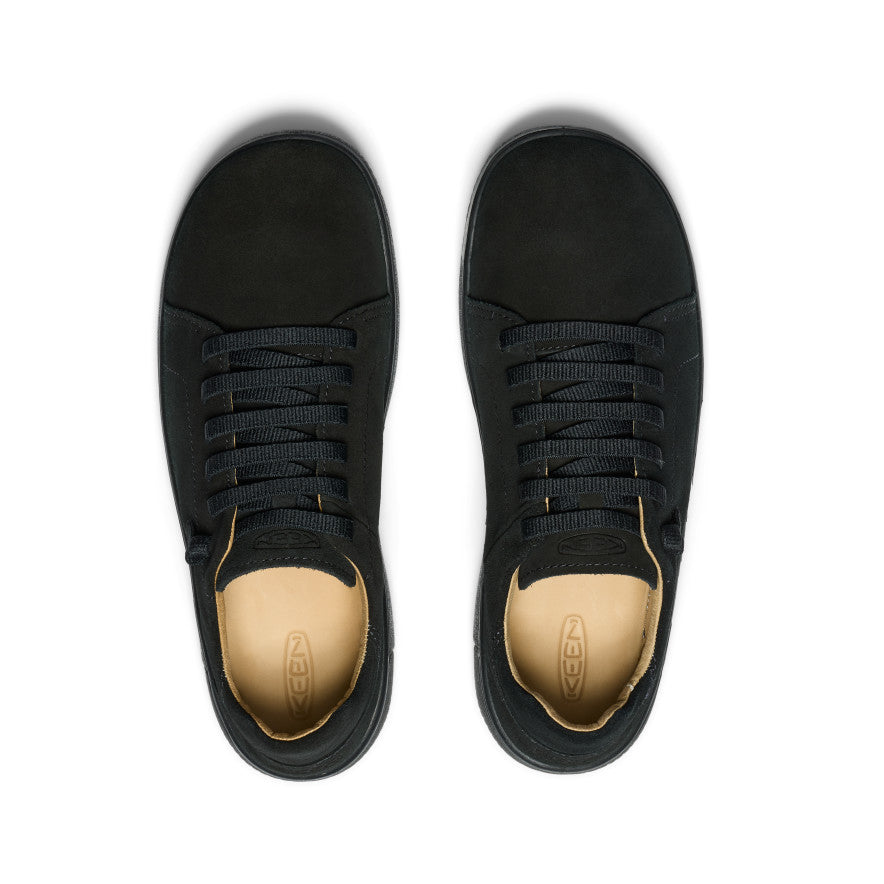 Men's KNX Suede Lace-Up Casual Shoes - Black/Black | Comfortable & Stylish for Daily Wear, Work & Outdoor Activities
