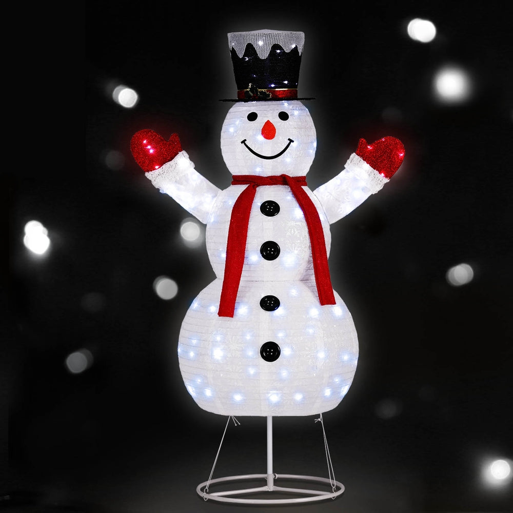 1.7M 200 LED Christmas Fairy Lights with Snowman Decorations - Indoor/Outdoor Holiday String Lights for Xmas Tree, Home, Yard, and Party Decorations