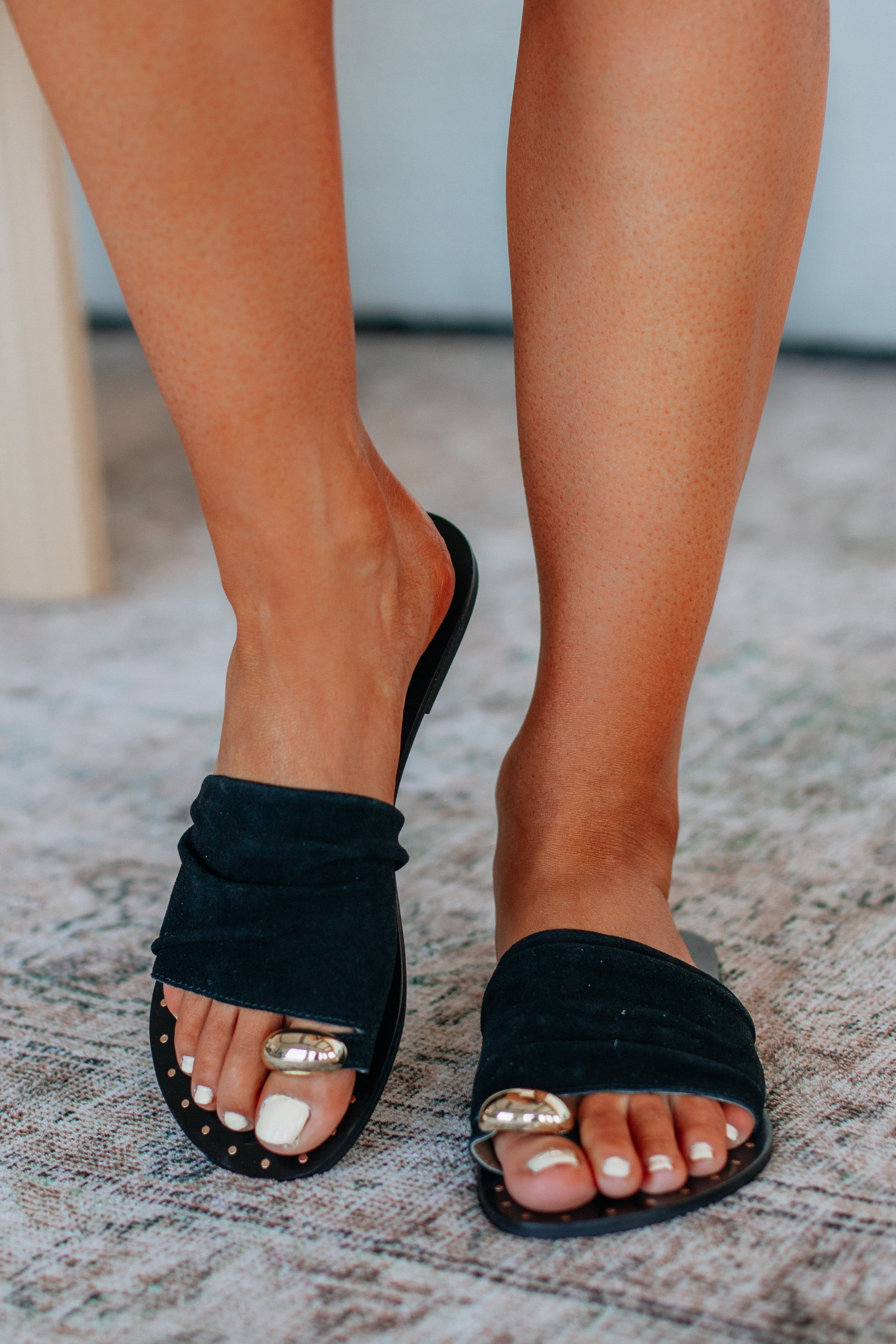 Keep It Current Sandals for Women - Comfortable Black Summer Sandals | Perfect for Beach, Vacation & Casual Outings