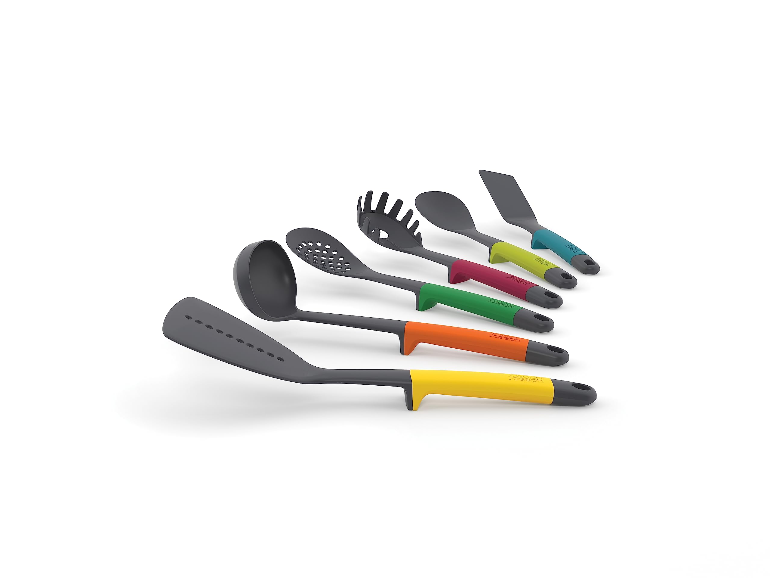Joseph Joseph Elevate 6-Piece Kitchen Tool Set with Spatula, Spoon, Tongs & More - Premium Cooking Utensils for Baking, Frying & Meal Prep - Perfect for Home Chefs & Modern Kitchens