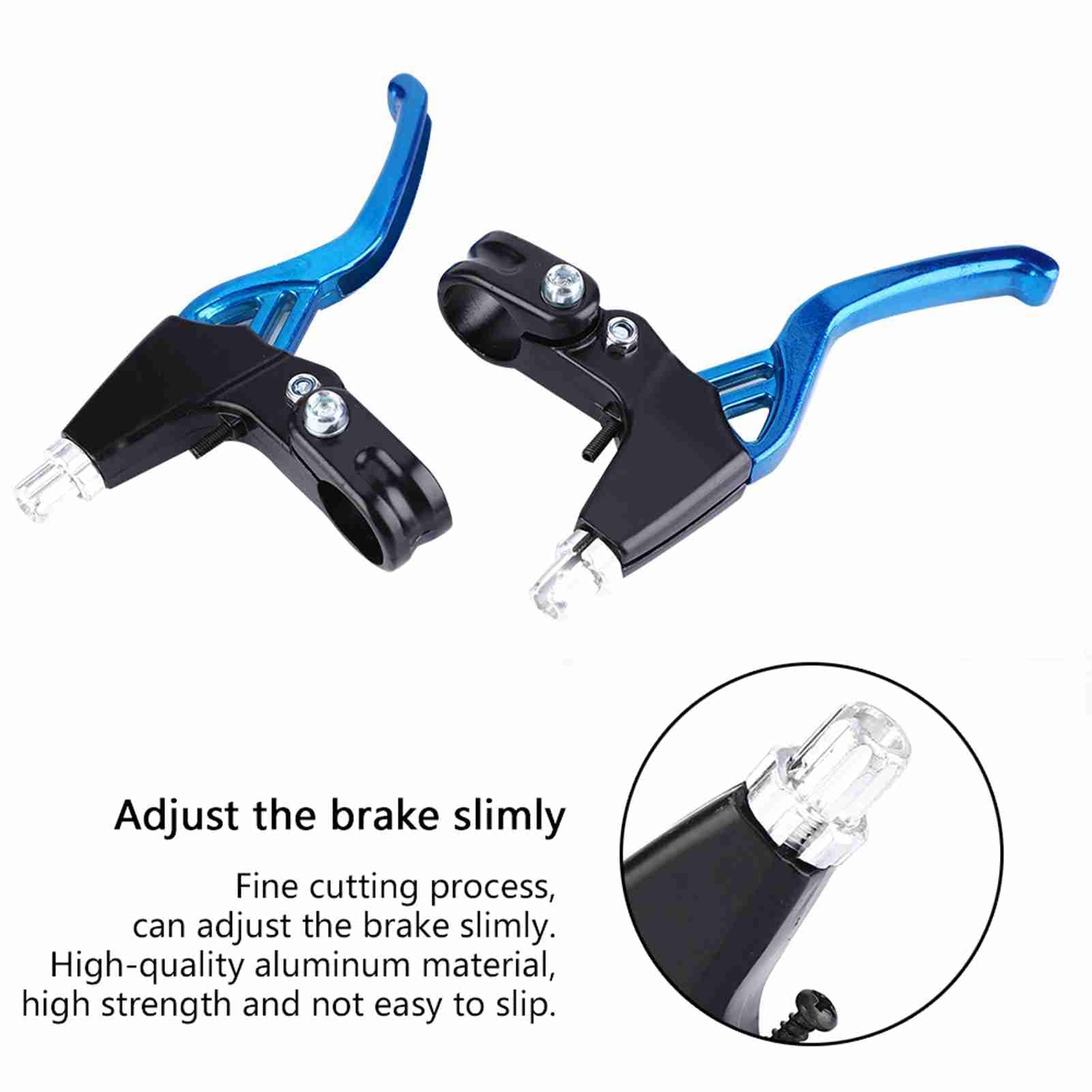**Mountain Bike Brake Lever - V-Brake Handlebar Brake for Road & MTB Bikes - High Performance Blue Brake Lever for Cycling Safety (Ideal for Commuting, Trail Riding & Urban Cycling)**