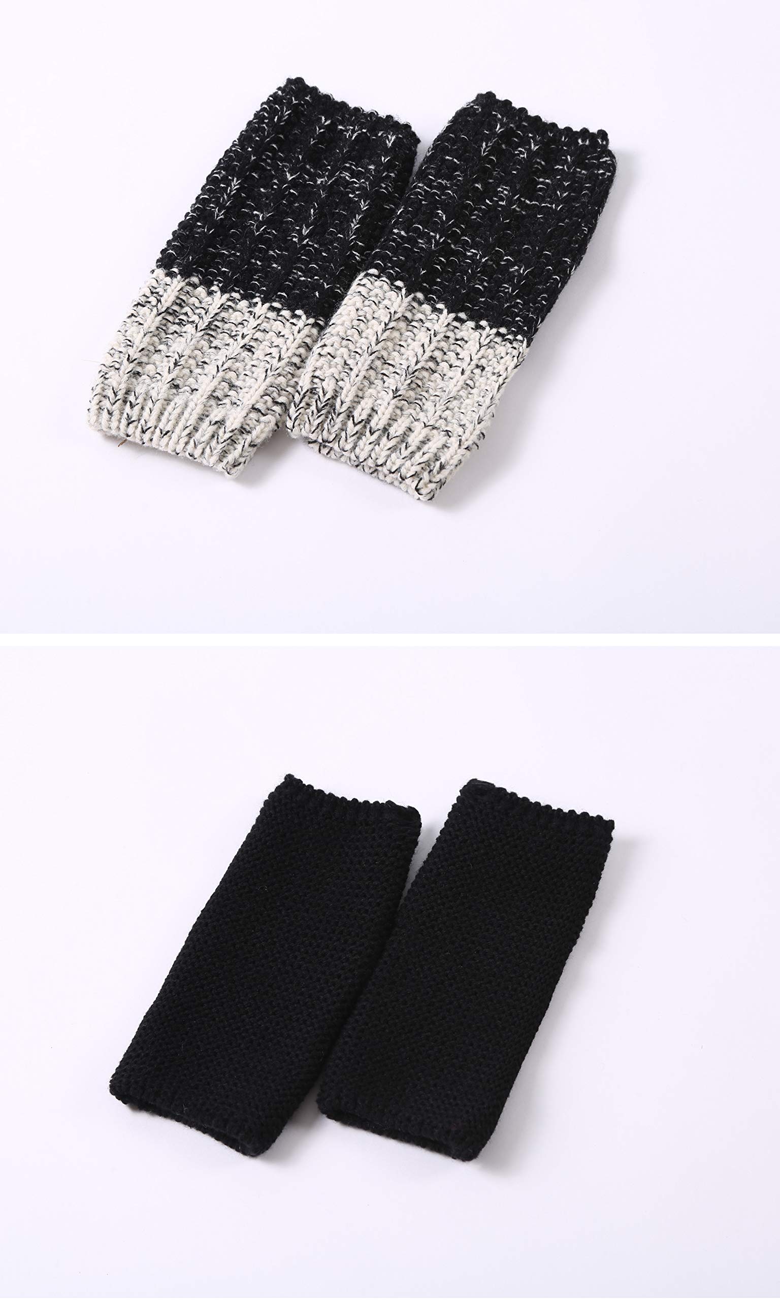 Women's Knit Stirrup Leg Warmers & Boot Cuffs - Soft Stretchy Dance Socks for Yoga, Ballet, Workouts & Winter Fashion - Perfect for Dance Class, Sports & Cold Weather Layering
