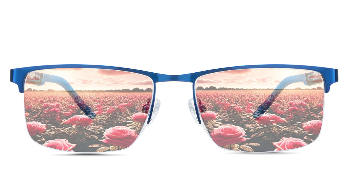 Colson Men's Prescription Tinted Glasses - UV Protection & Blue Light Blocking for Driving, Reading & Outdoor Activities