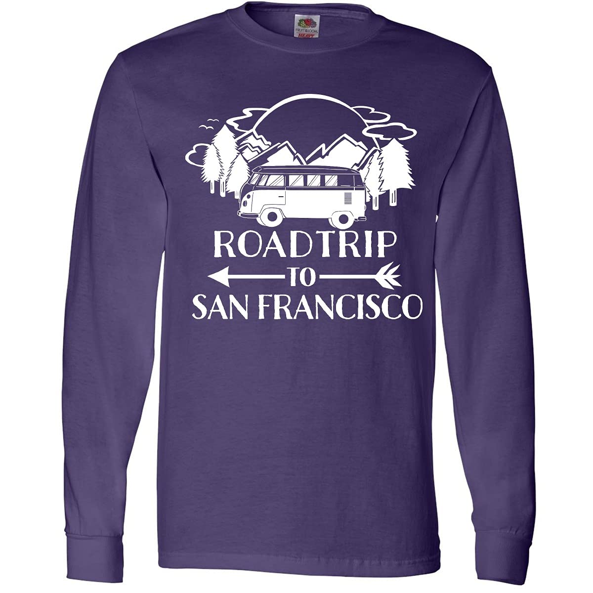 Road Trip to San Francisco Long Sleeve T-Shirt for Travel & Adventure