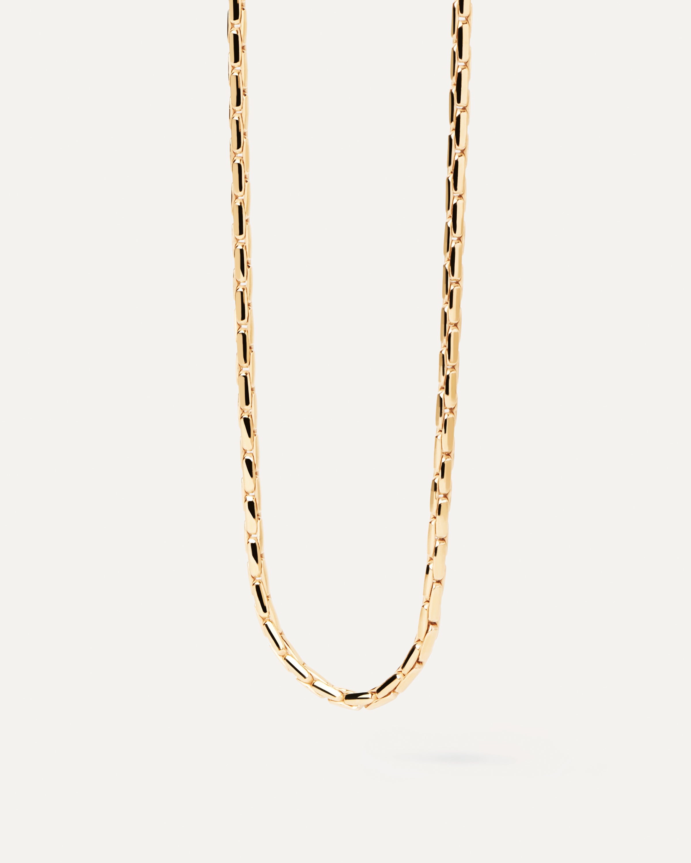Large Boston Chain Necklace for Men & Women - 18K Gold Plated Hip Hop Jewelry - Perfect for Layering, Gifts & Everyday Wear